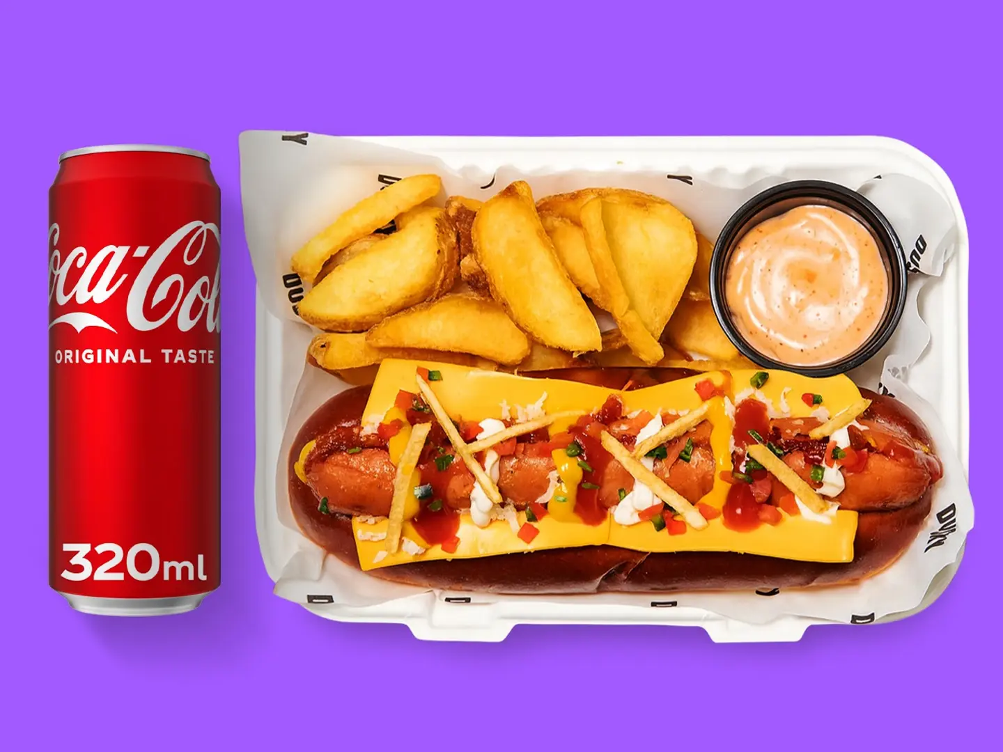 كومبو هوت دوق بريتزل ساندويتش