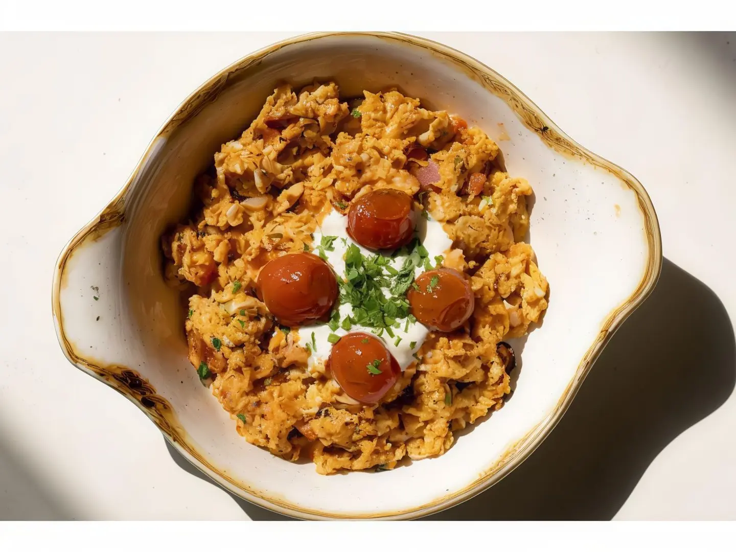 Shakshouka Lahsah Dish