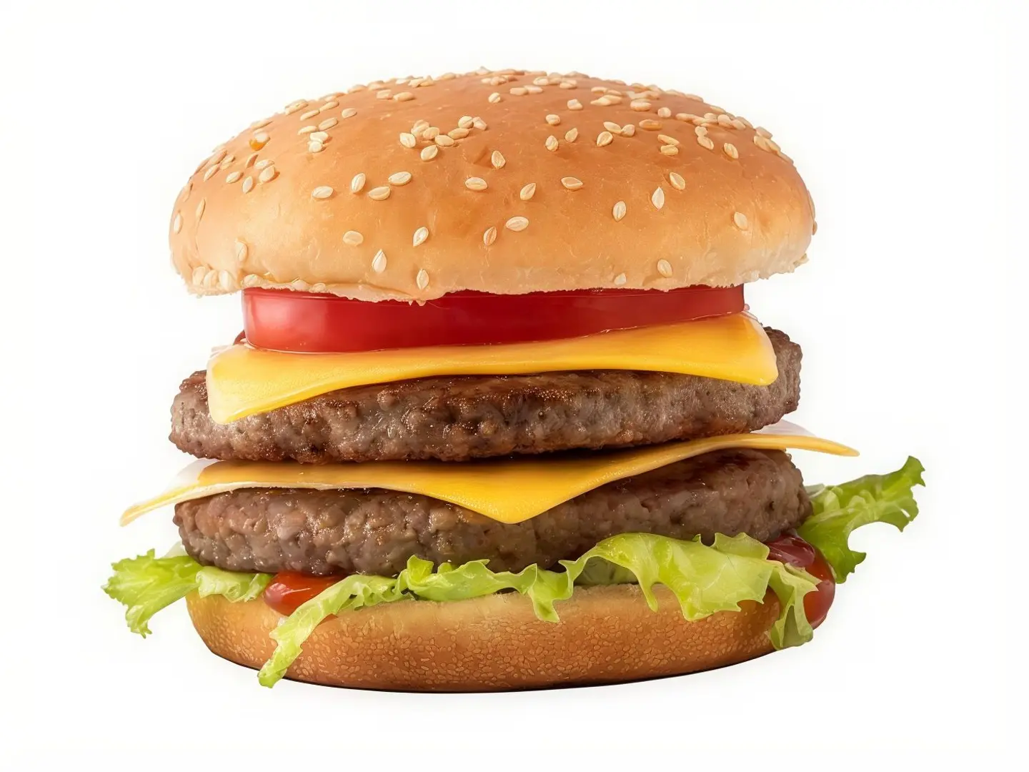 Fresh Double Beef Burger