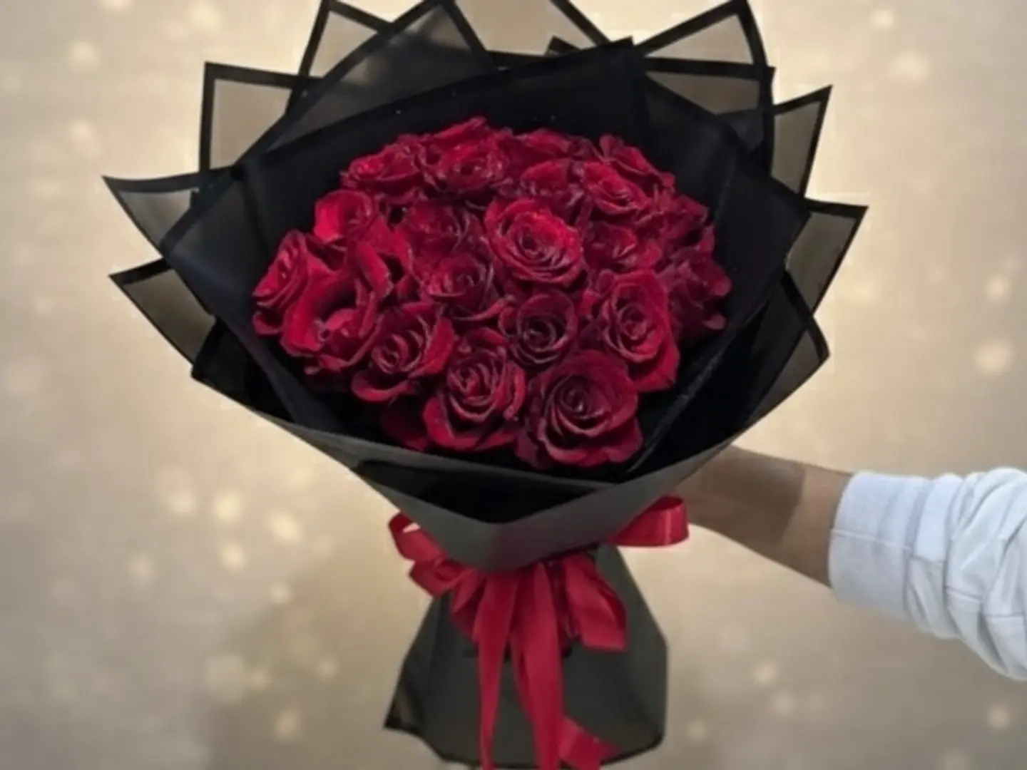 باقة ورد احمر