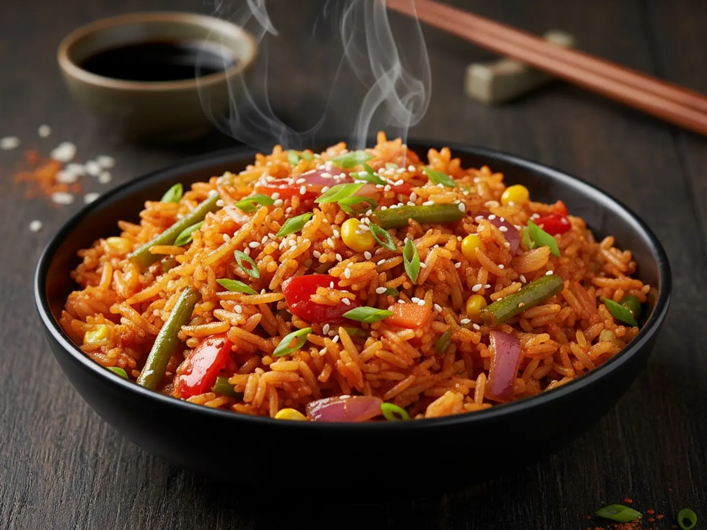 Vegetable Schezwan Rice