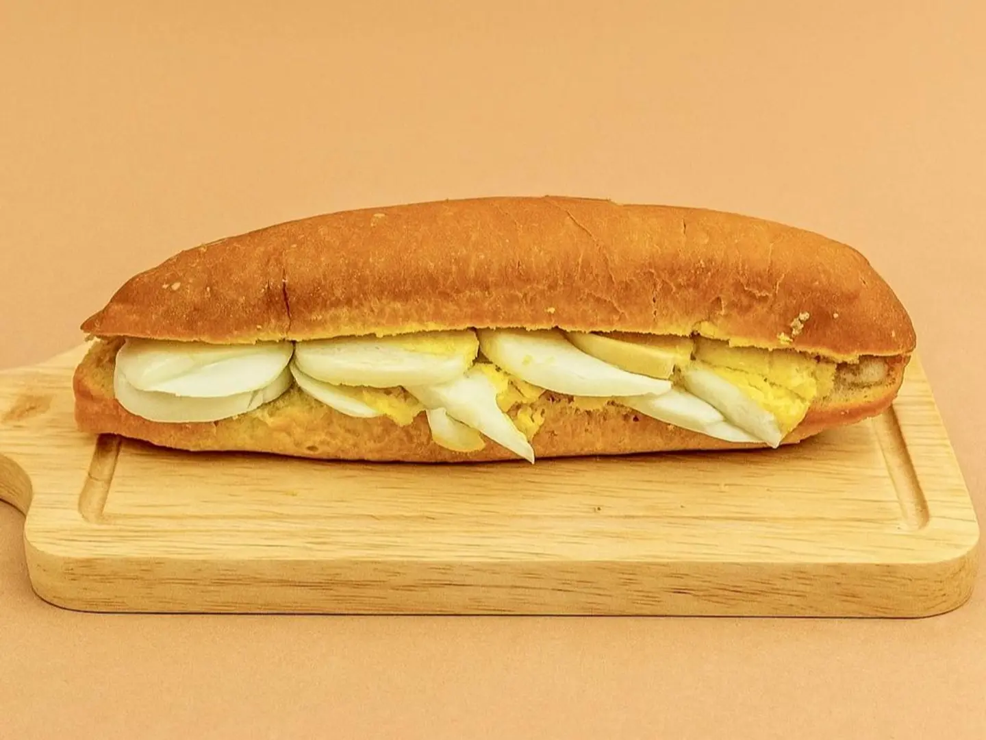 Boiled Egg And Cheese Sandwich