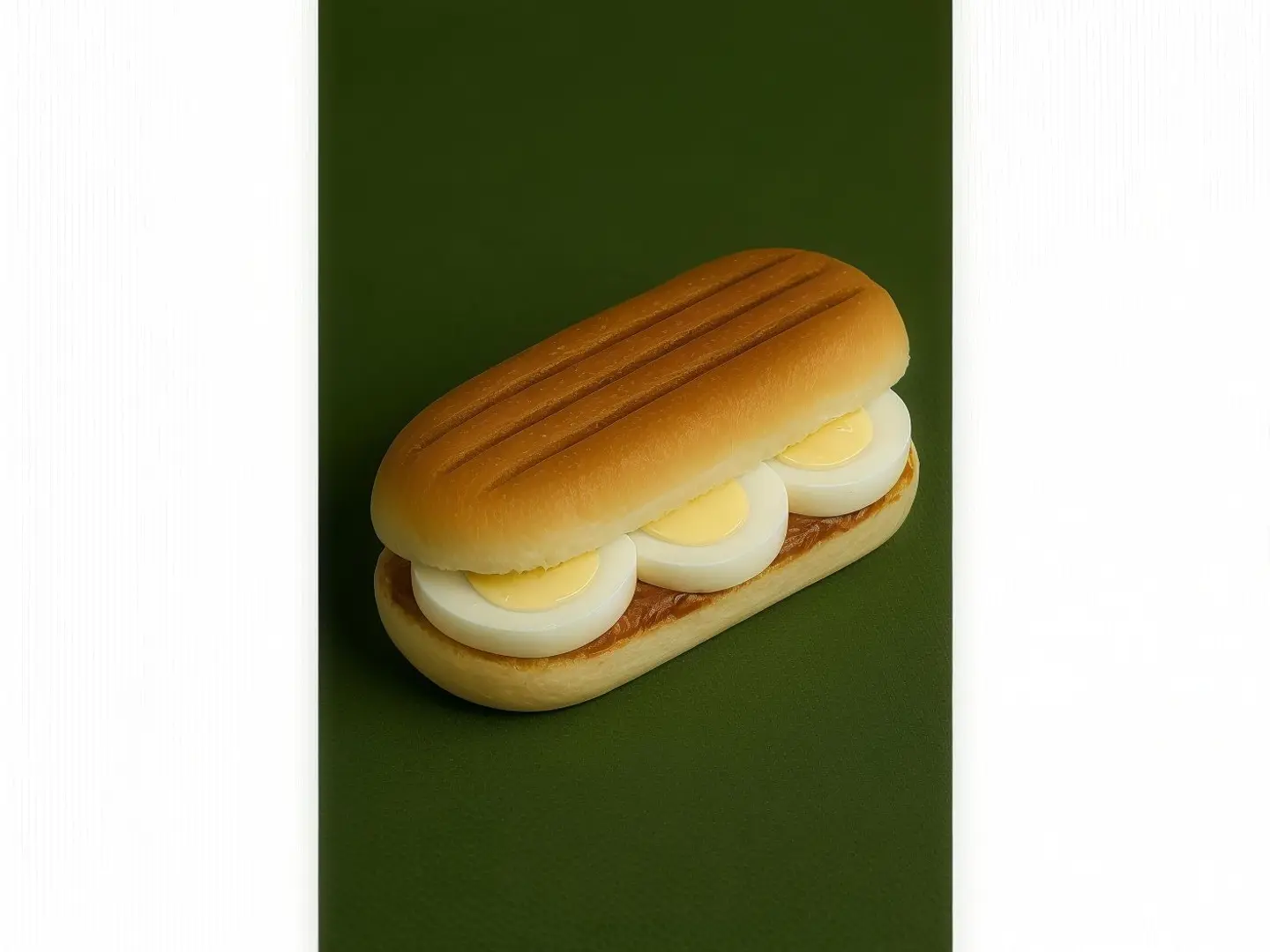Boiled Egg And Cheese Sandwich