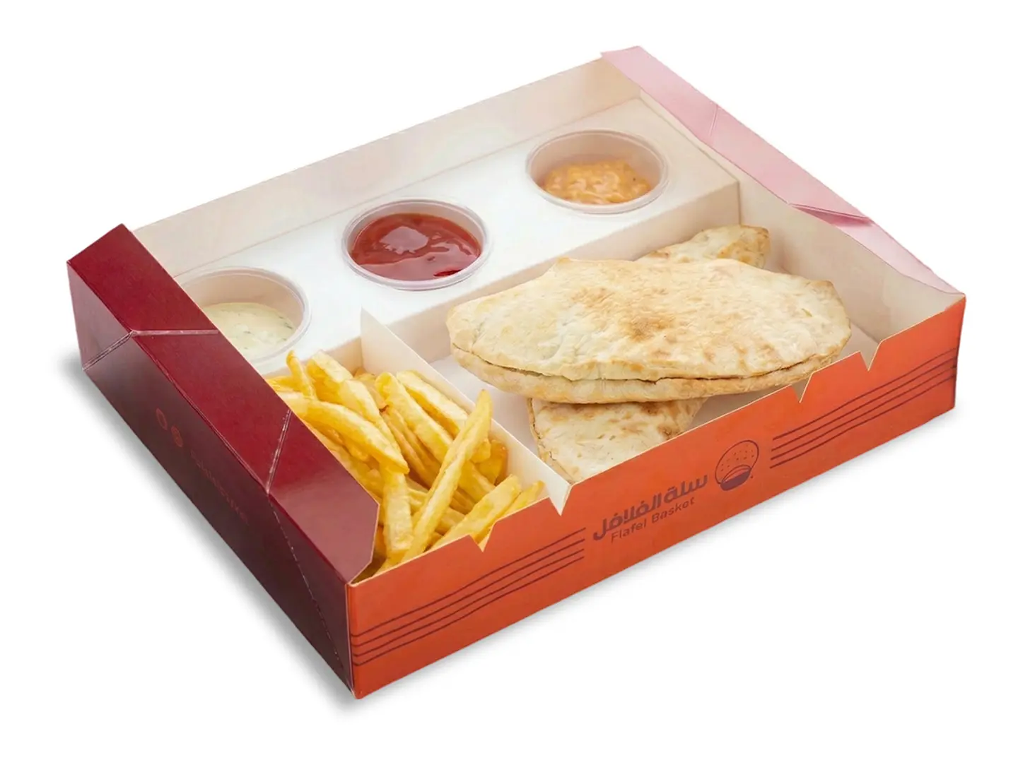 Turkish Falafel Basket And Chicken Quesadilla