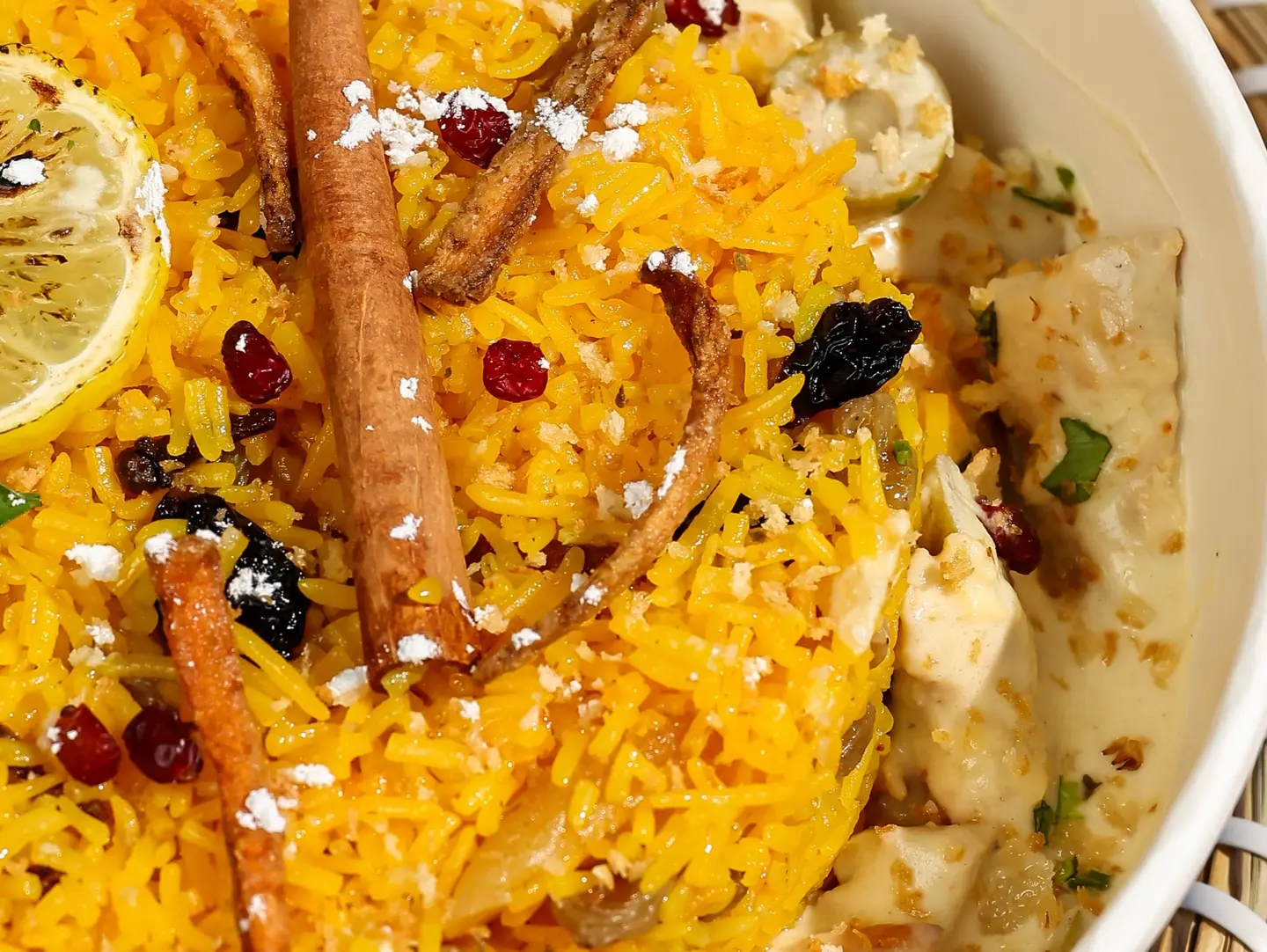أرز بالليمون الطازج