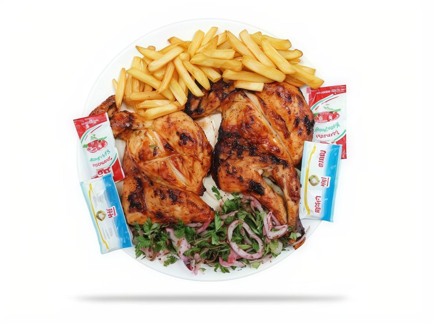 Whole Charcoal Chicken No Rice
