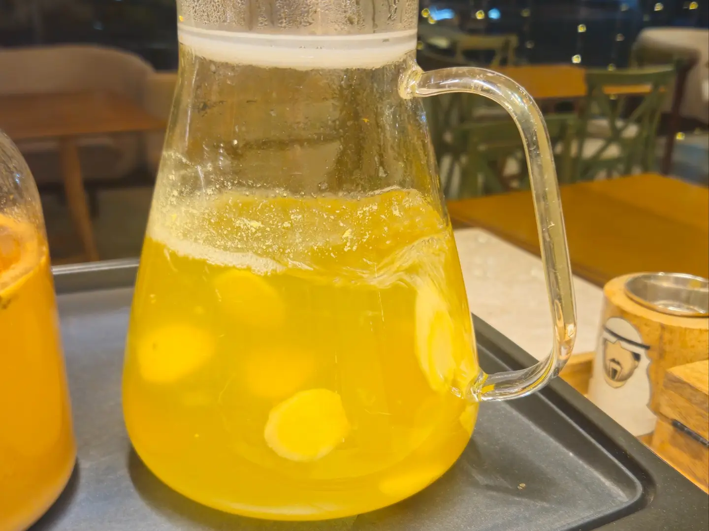 Ginger With Lemon - Glass Cup