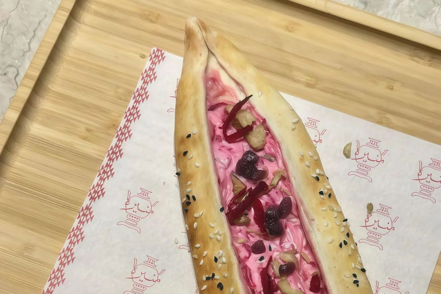 لبنه بالشمندر