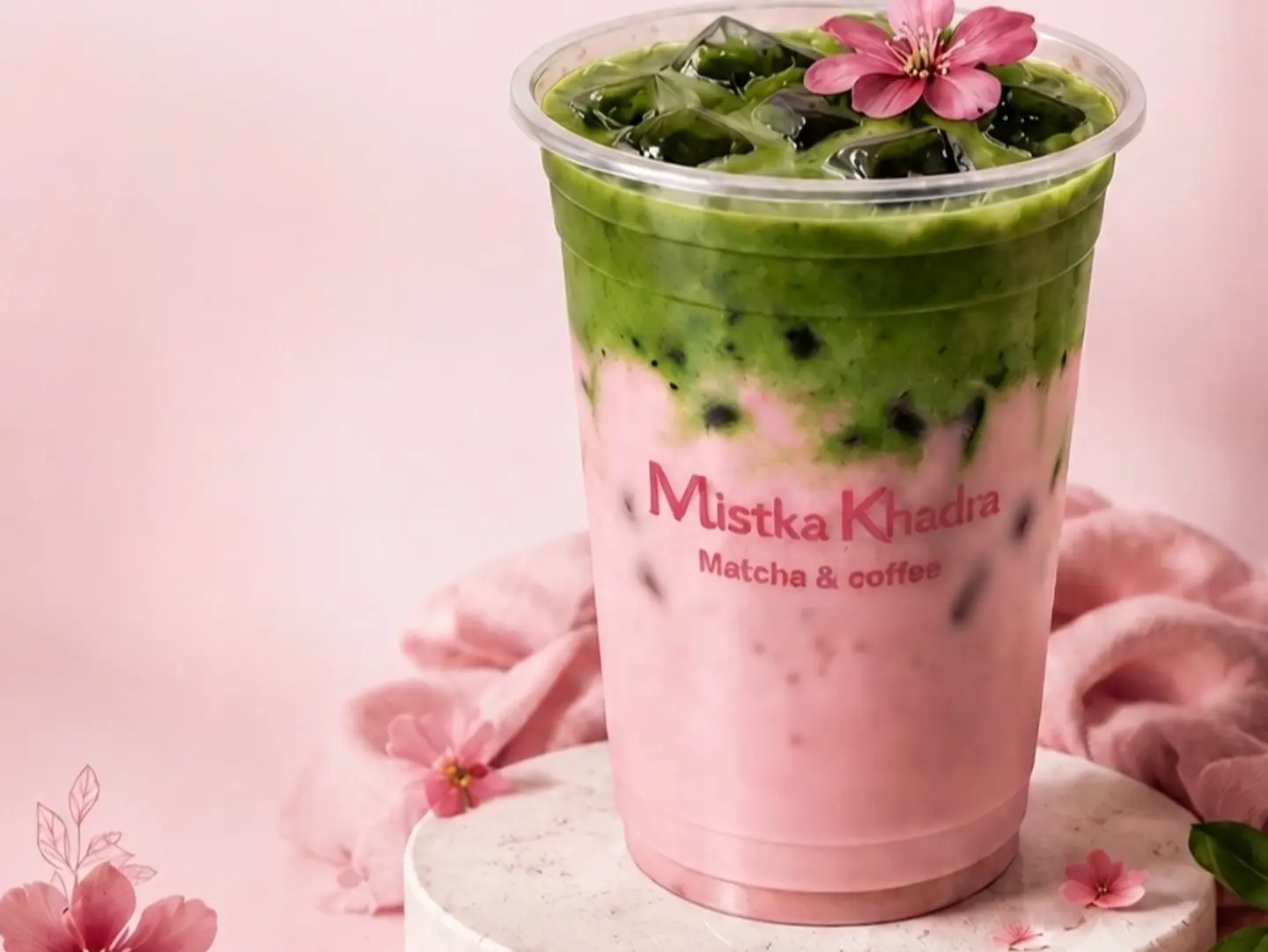 Iced Rose Matcha