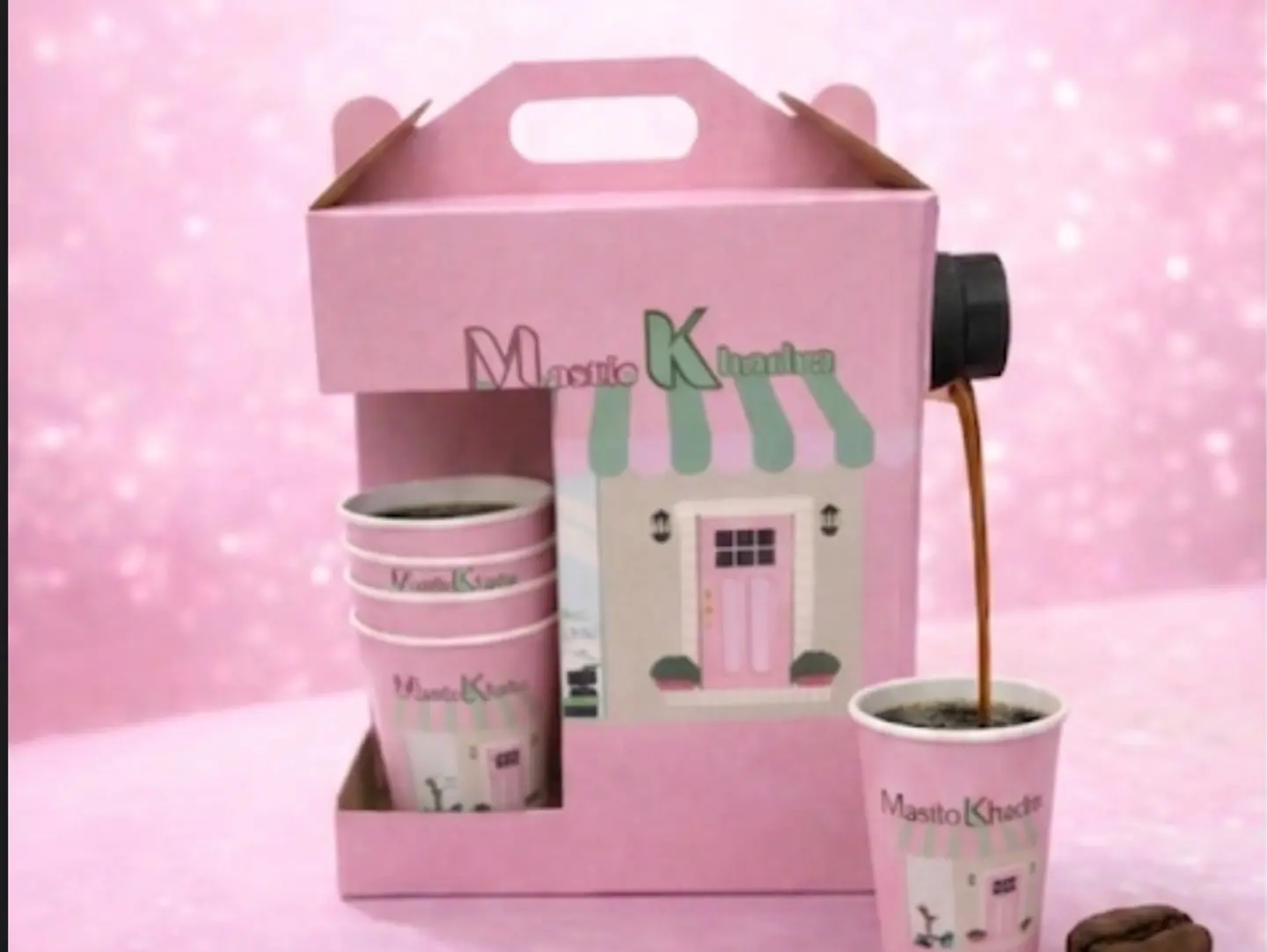 1 Liter Box Of Hot Coffee