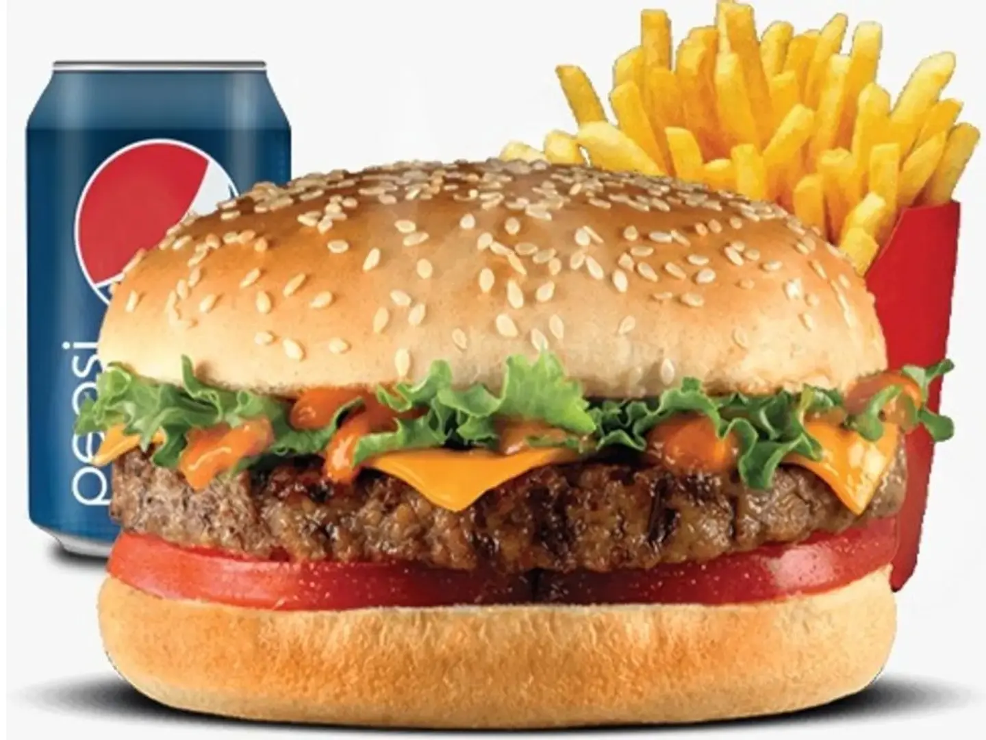 وجبة برجر دجاج مشوي