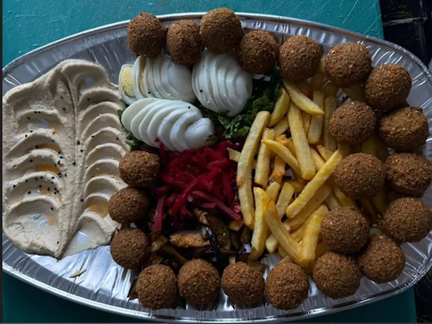 صحن فلافل صغير
