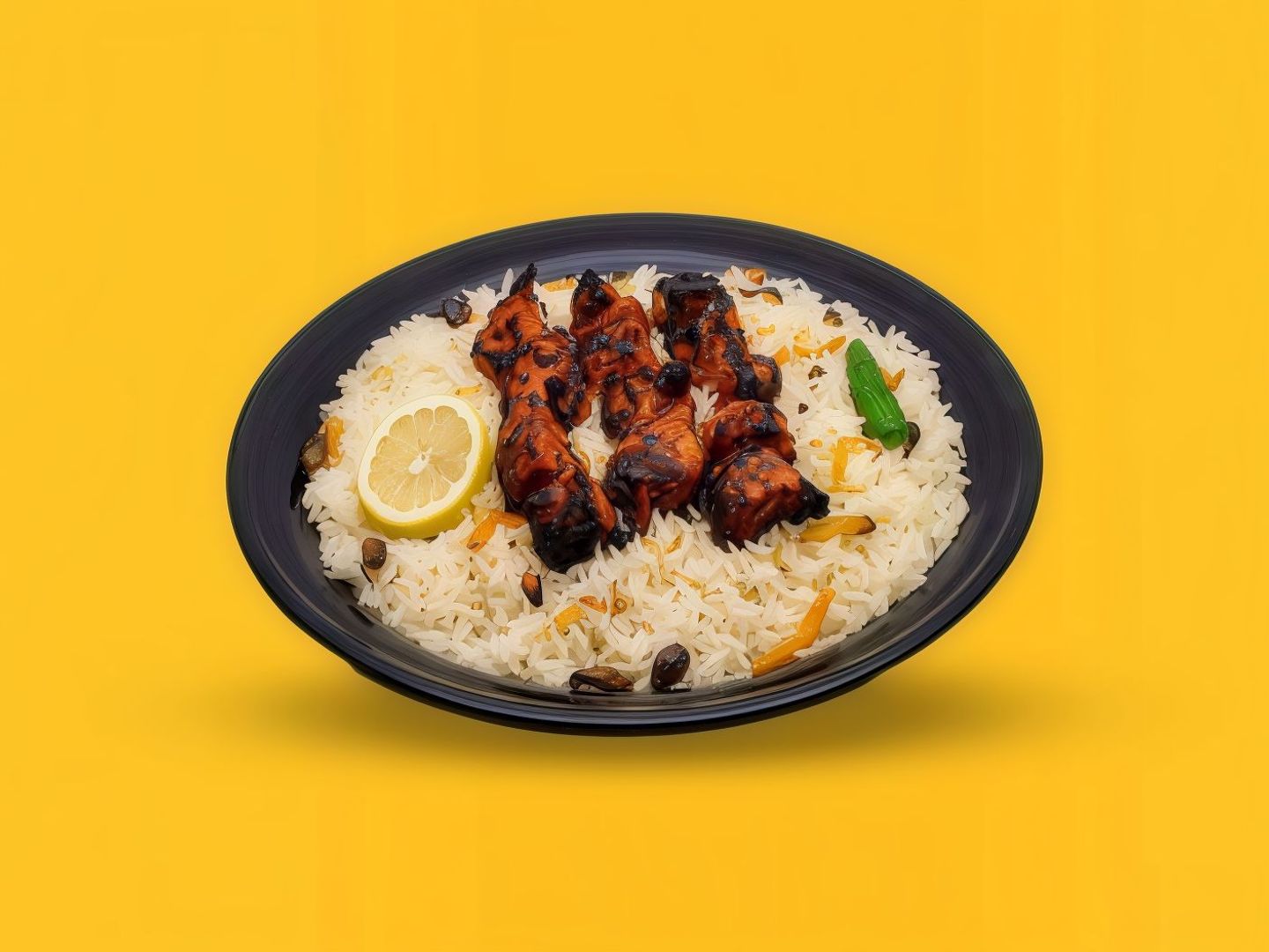 طاووق مع الرز
