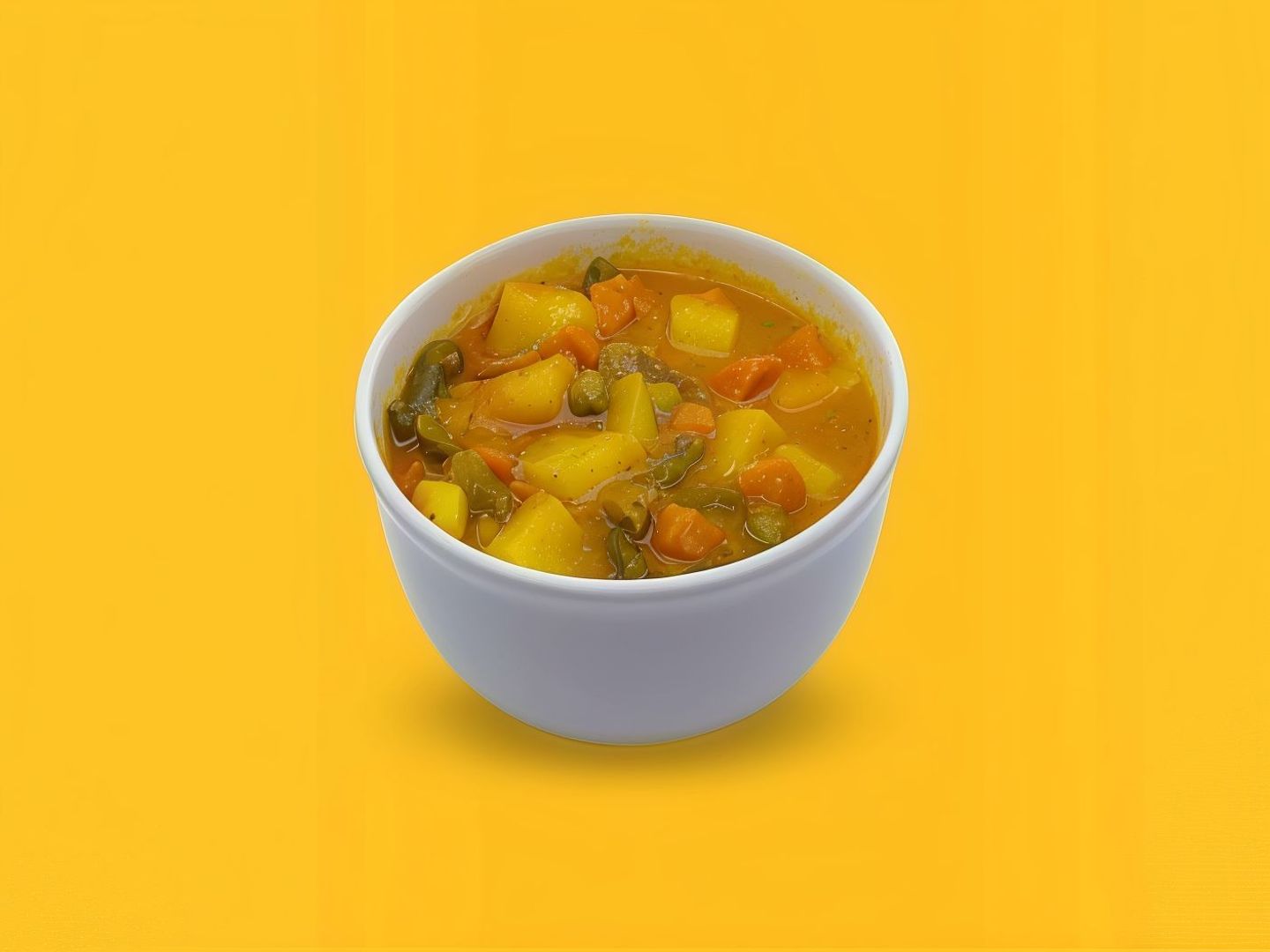مرقة خضار مشكل
