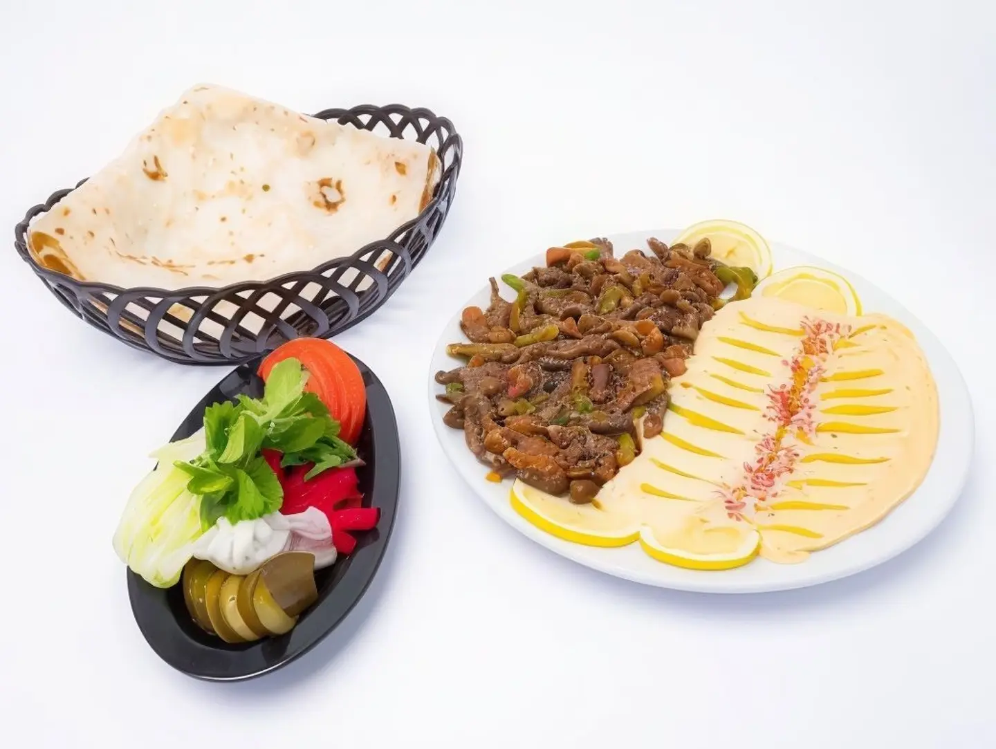 Liver And Hummus Plate - Small