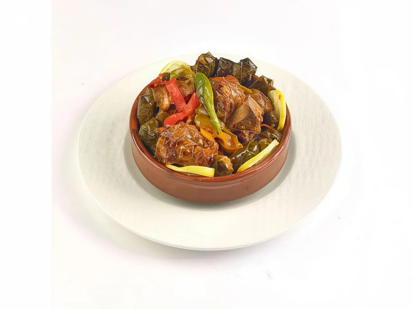 Grape Leaves With Akkawi Cheese