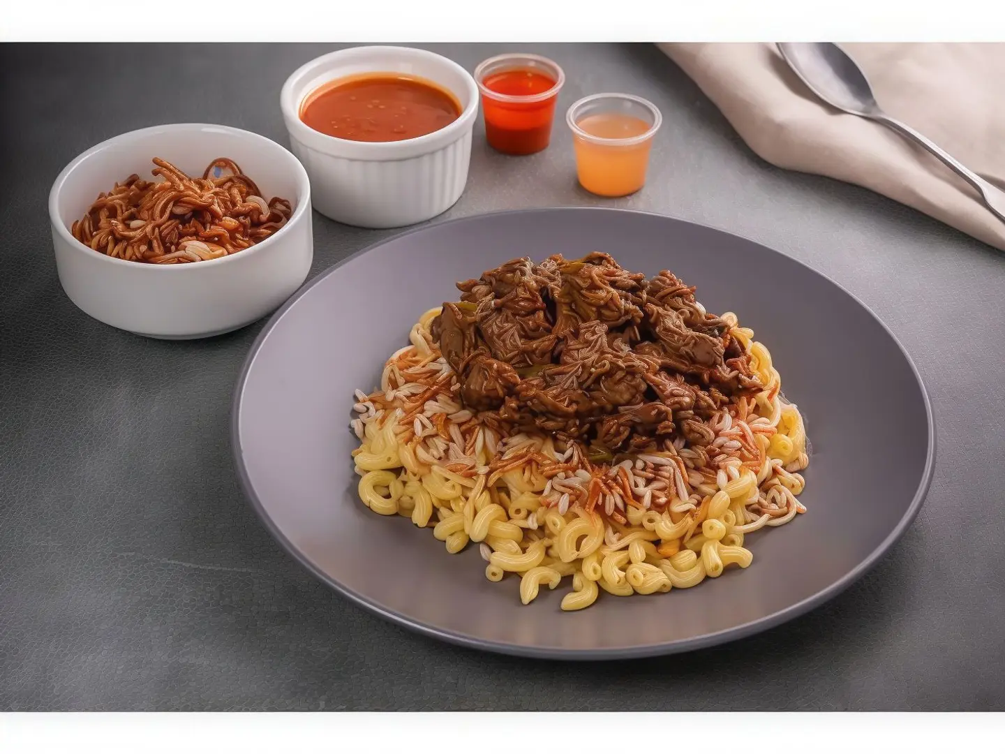 Koshari With Liver