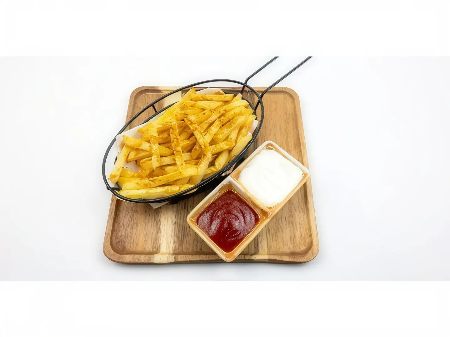 صحن بطاطس وسط