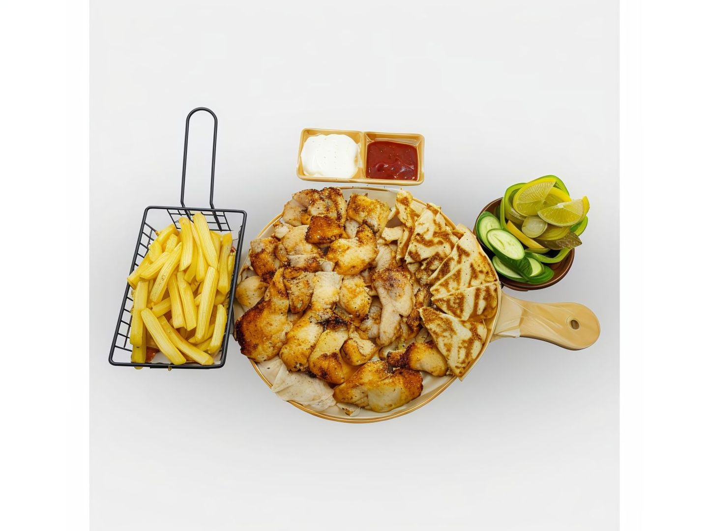 Chicken Shawarma Slices Meal