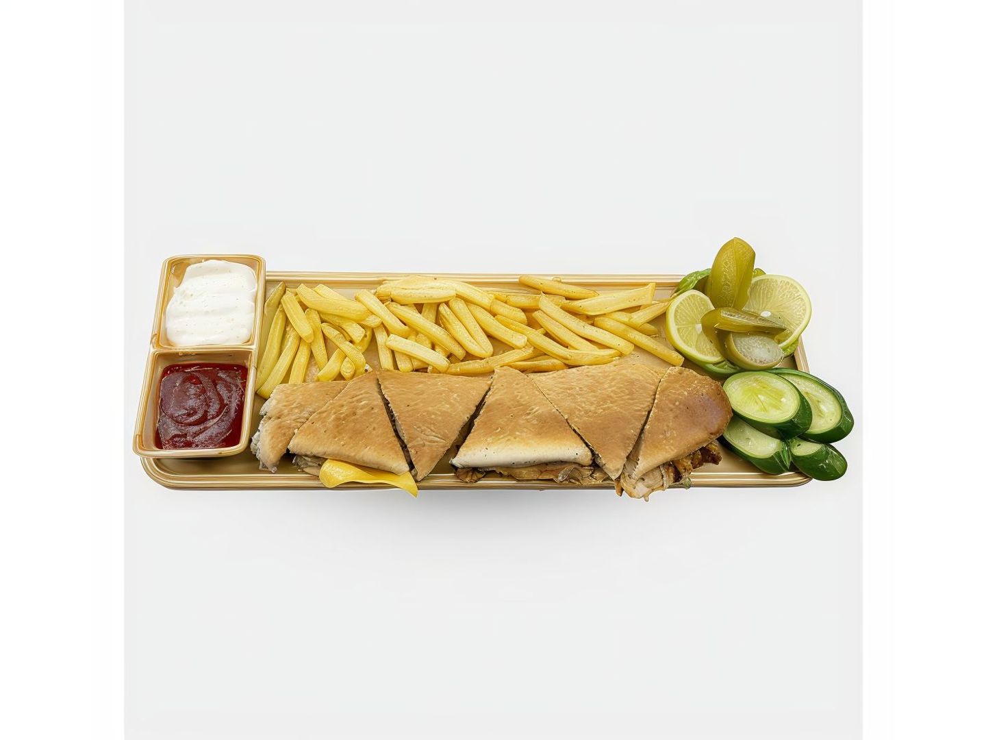 Small Italian Chicken Shawarma Plate