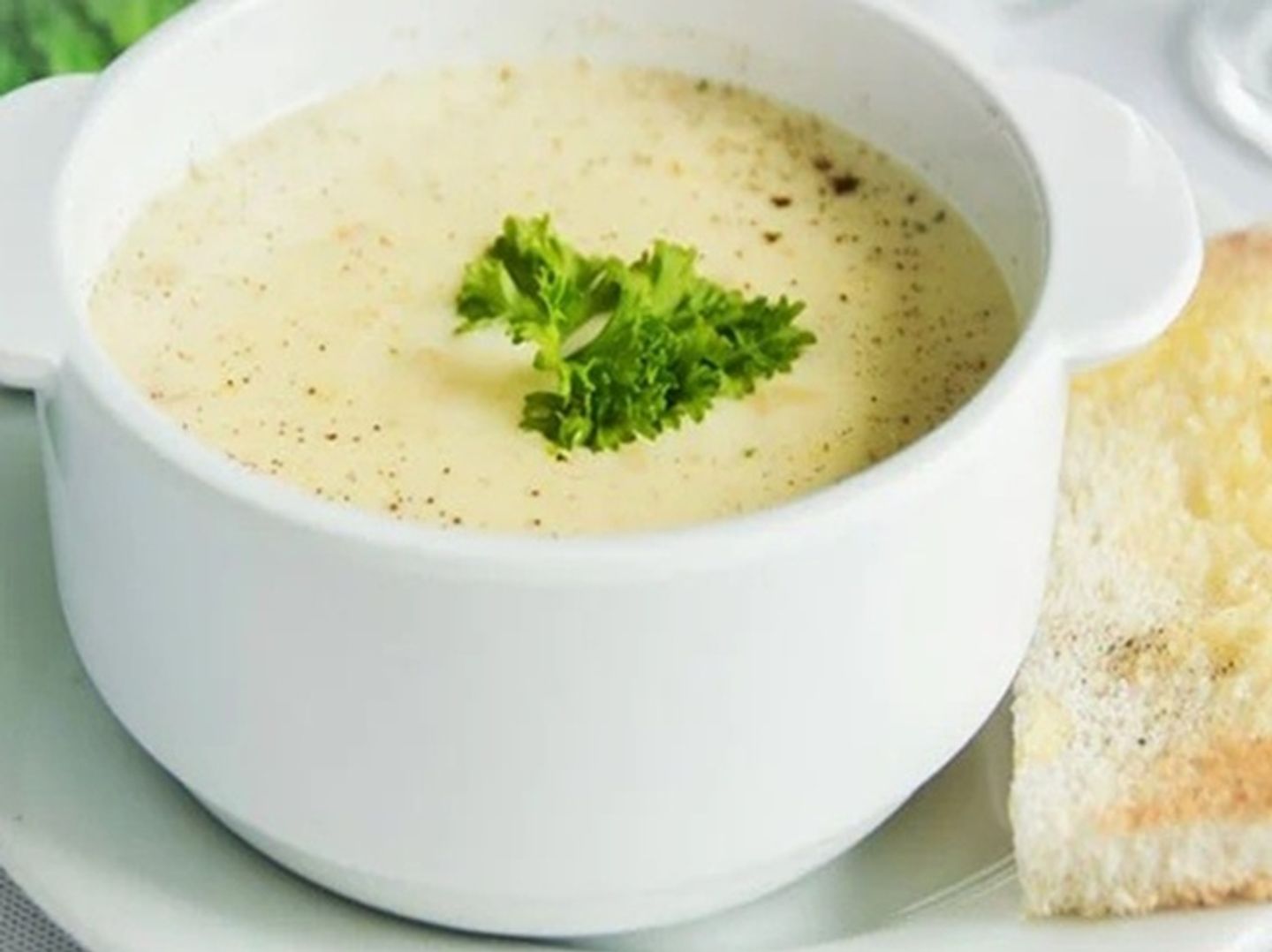 شوربة كريمة الدجاج