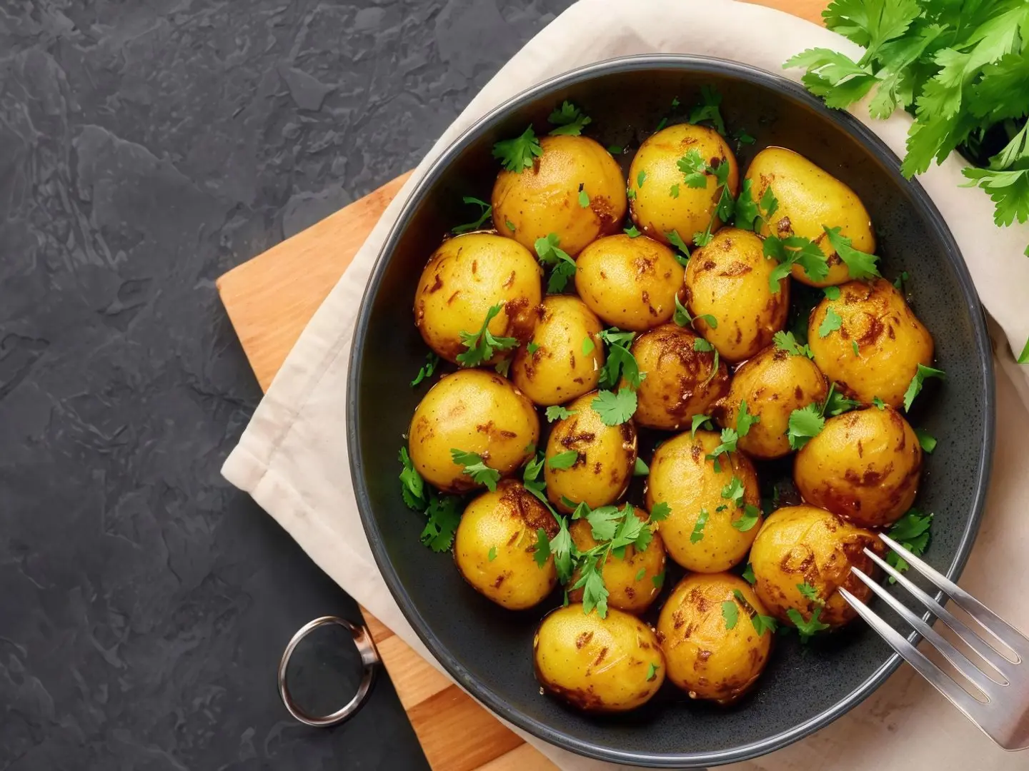 Potatoes With Coriander