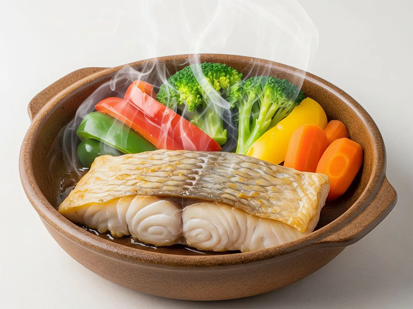 Fish Fillet With Vegetables In A Pot