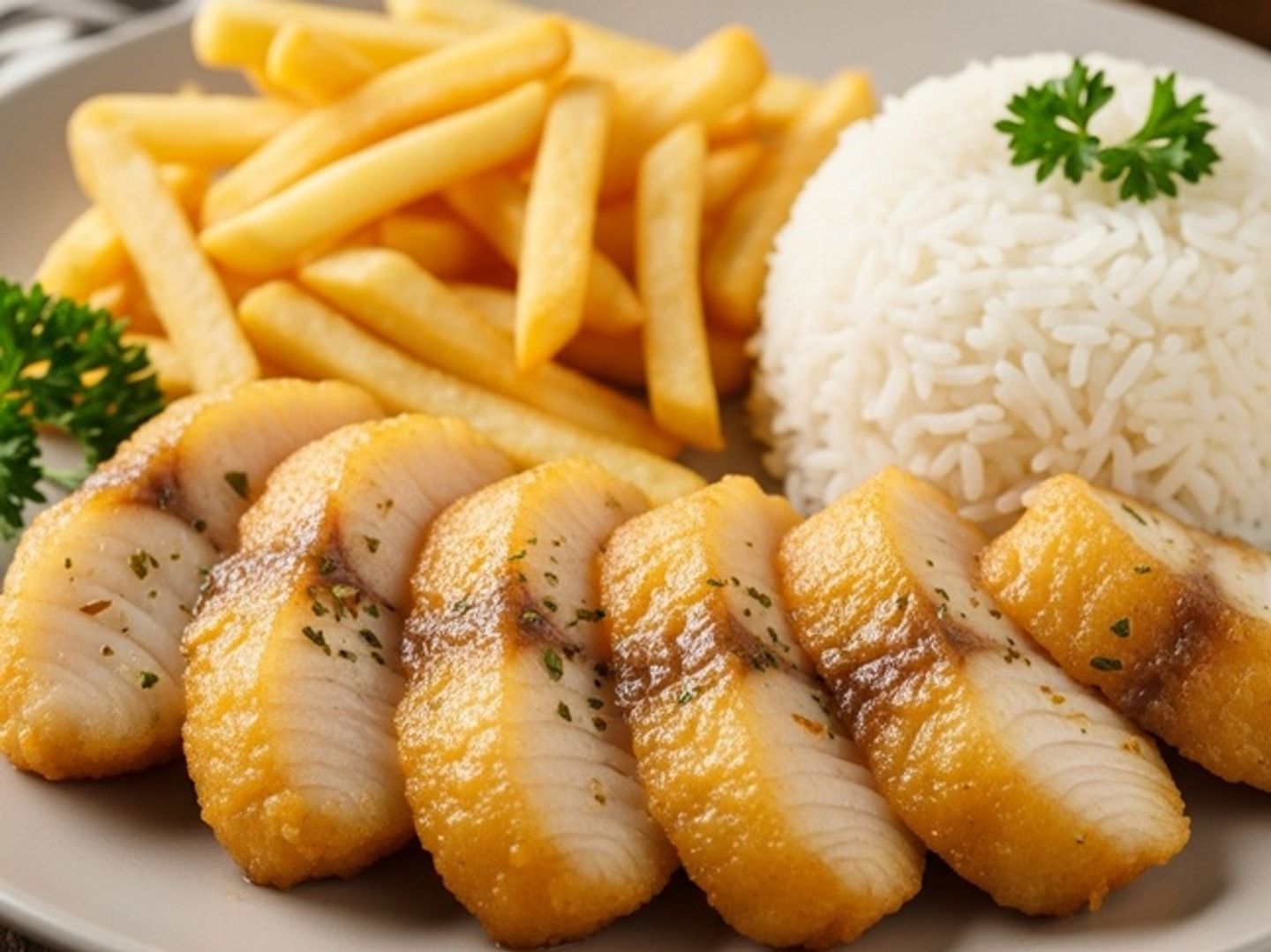 فيليه السمك المقلي