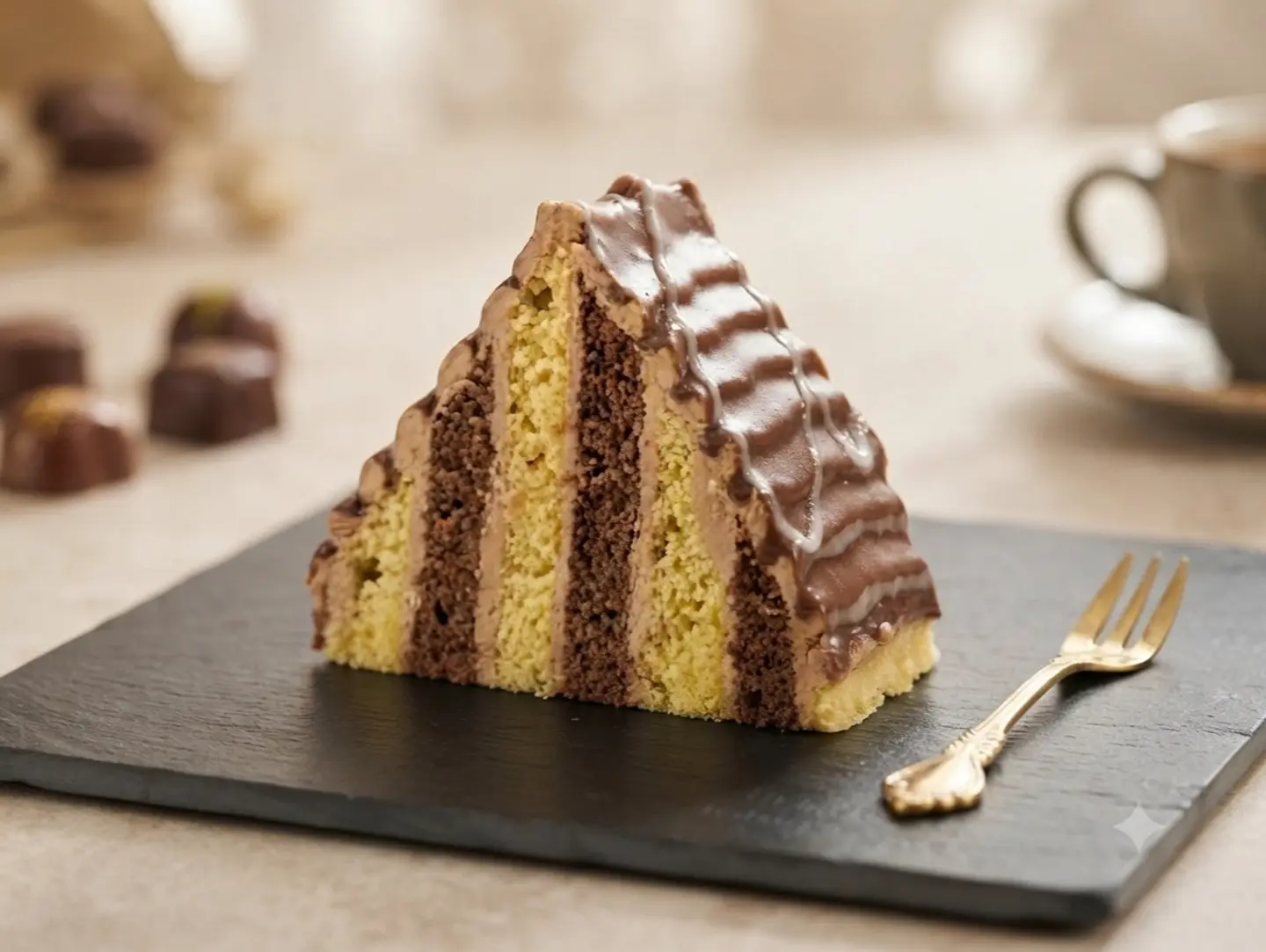 Triangle Cake Pieces