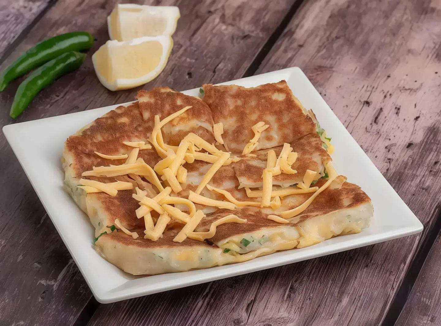 مطبق شيدر و جبنة