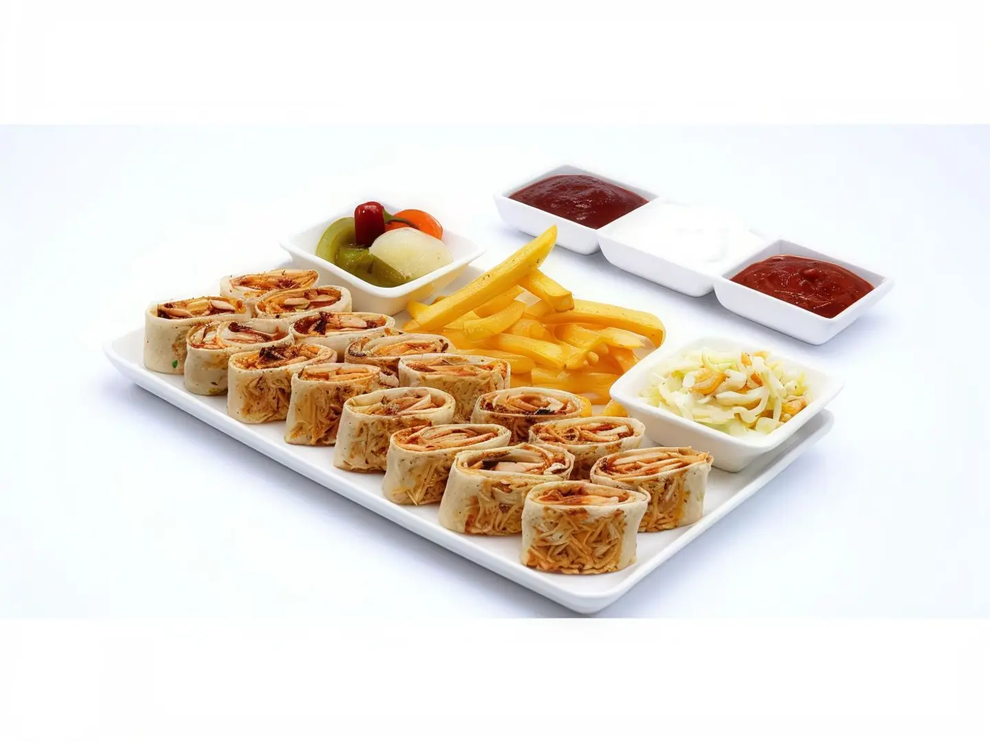 شاورما عربي تورتيلا