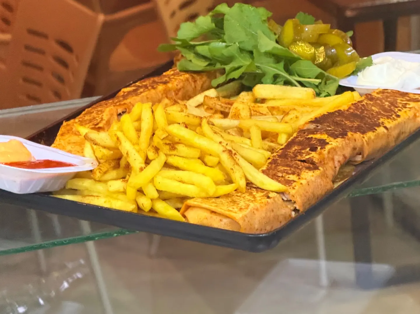 Arabic Red One And A Half