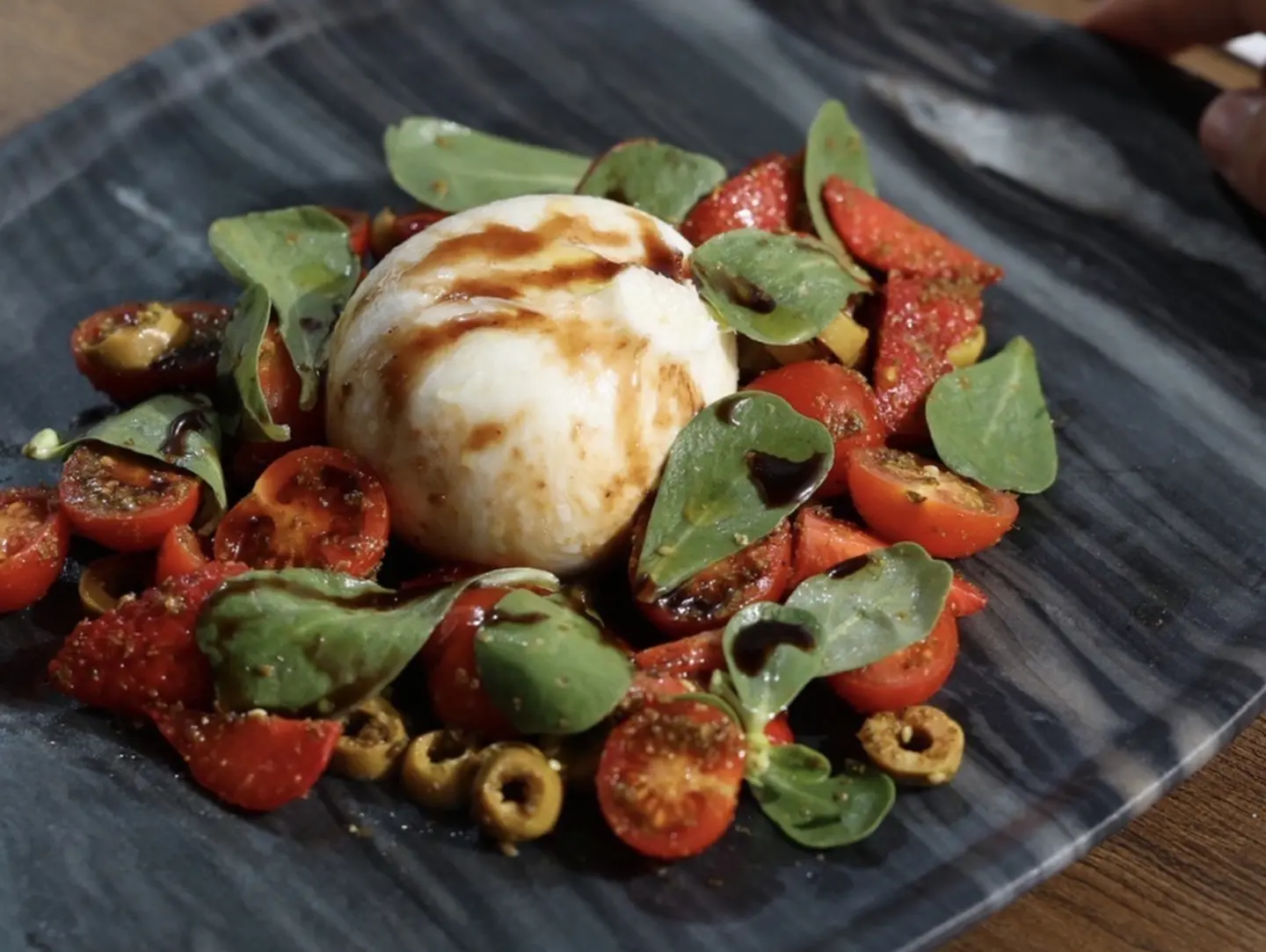 Italian Burrarta Cheese Salad
