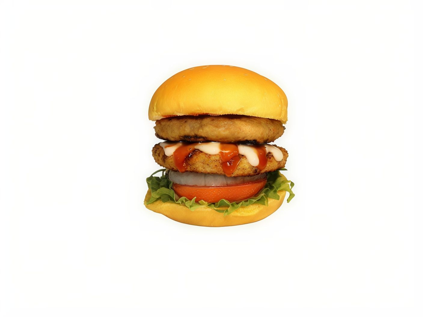 Double Chicken Burger