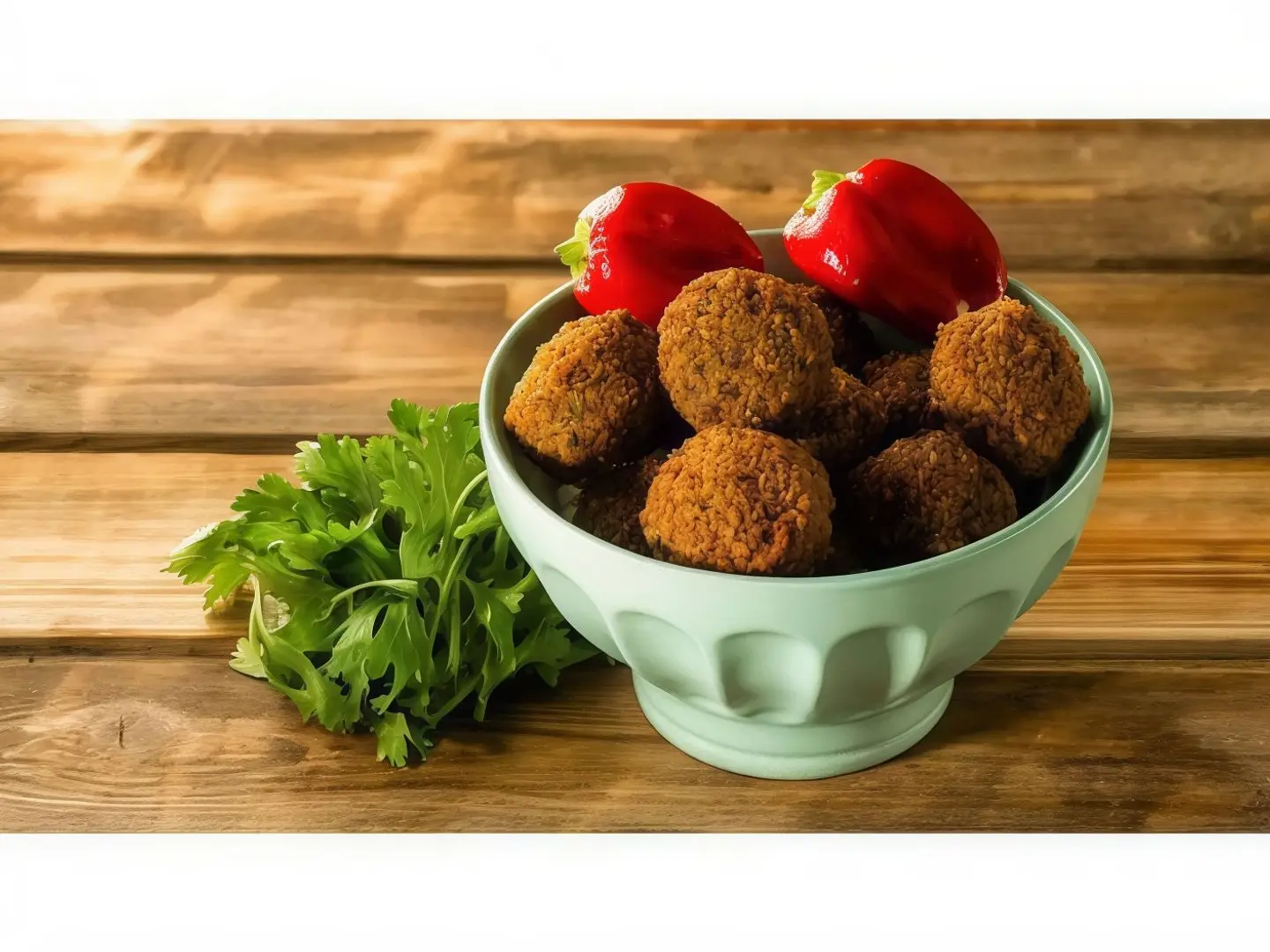 Large Plate Of Falafel