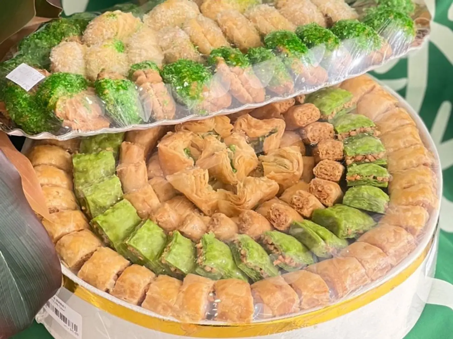 Baklava And Petit Four Display