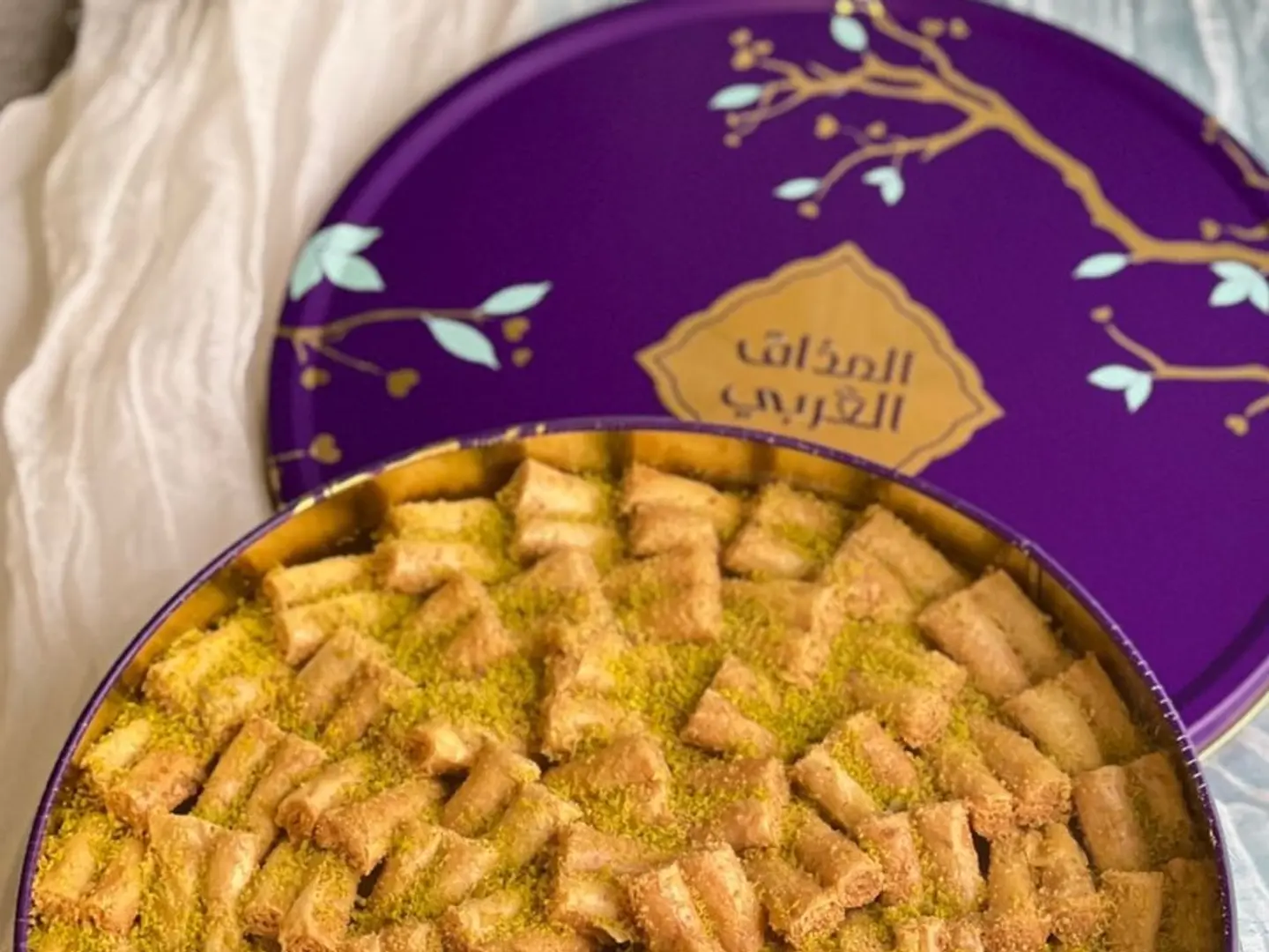 بقلاوة أصابع المذاق العربى حجم كبير