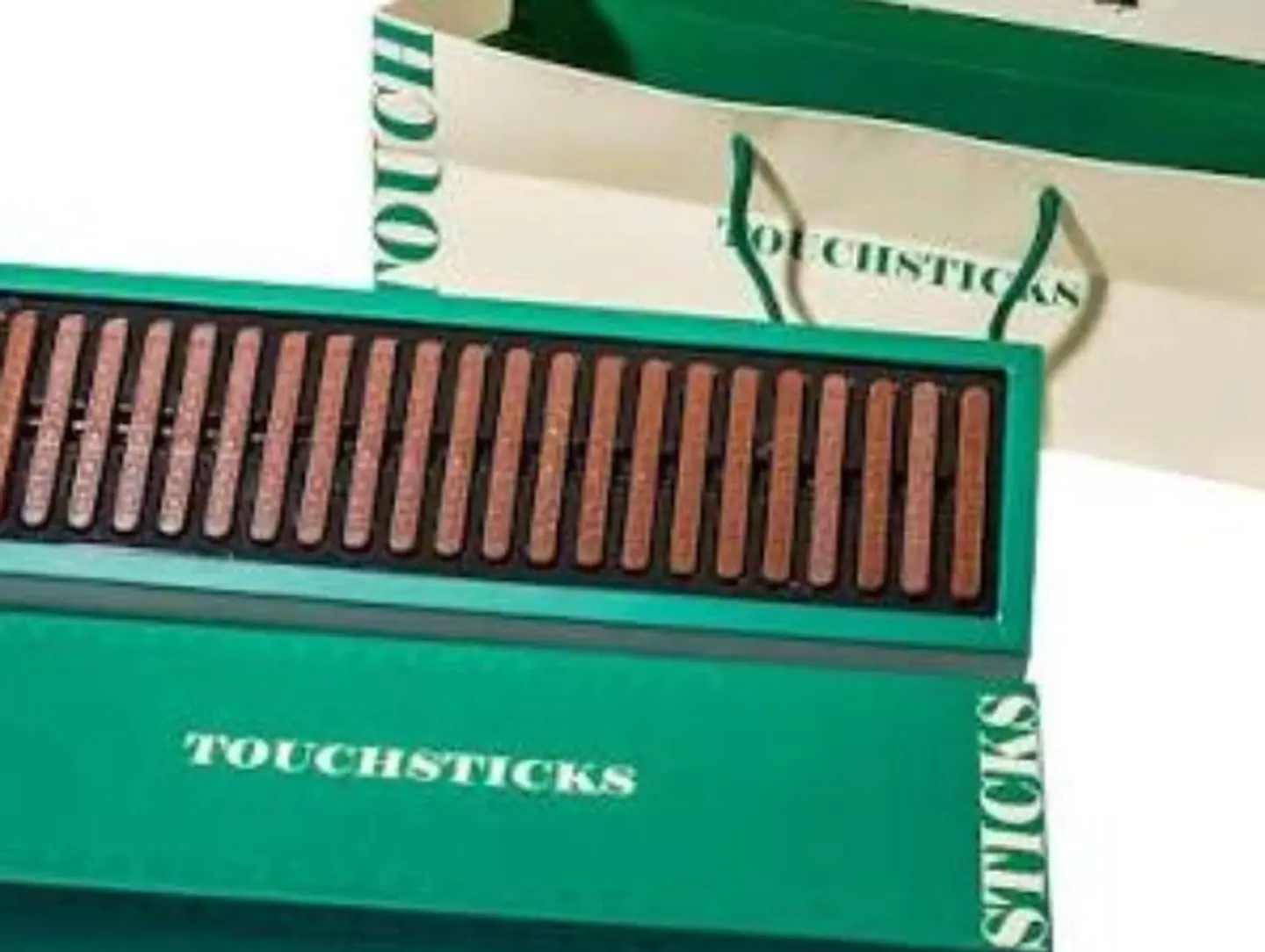Chocolate Touch Sticks With Pistachio Filling