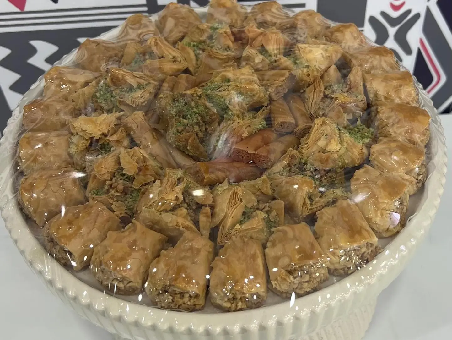 Clay Baklava Tray Code005646
