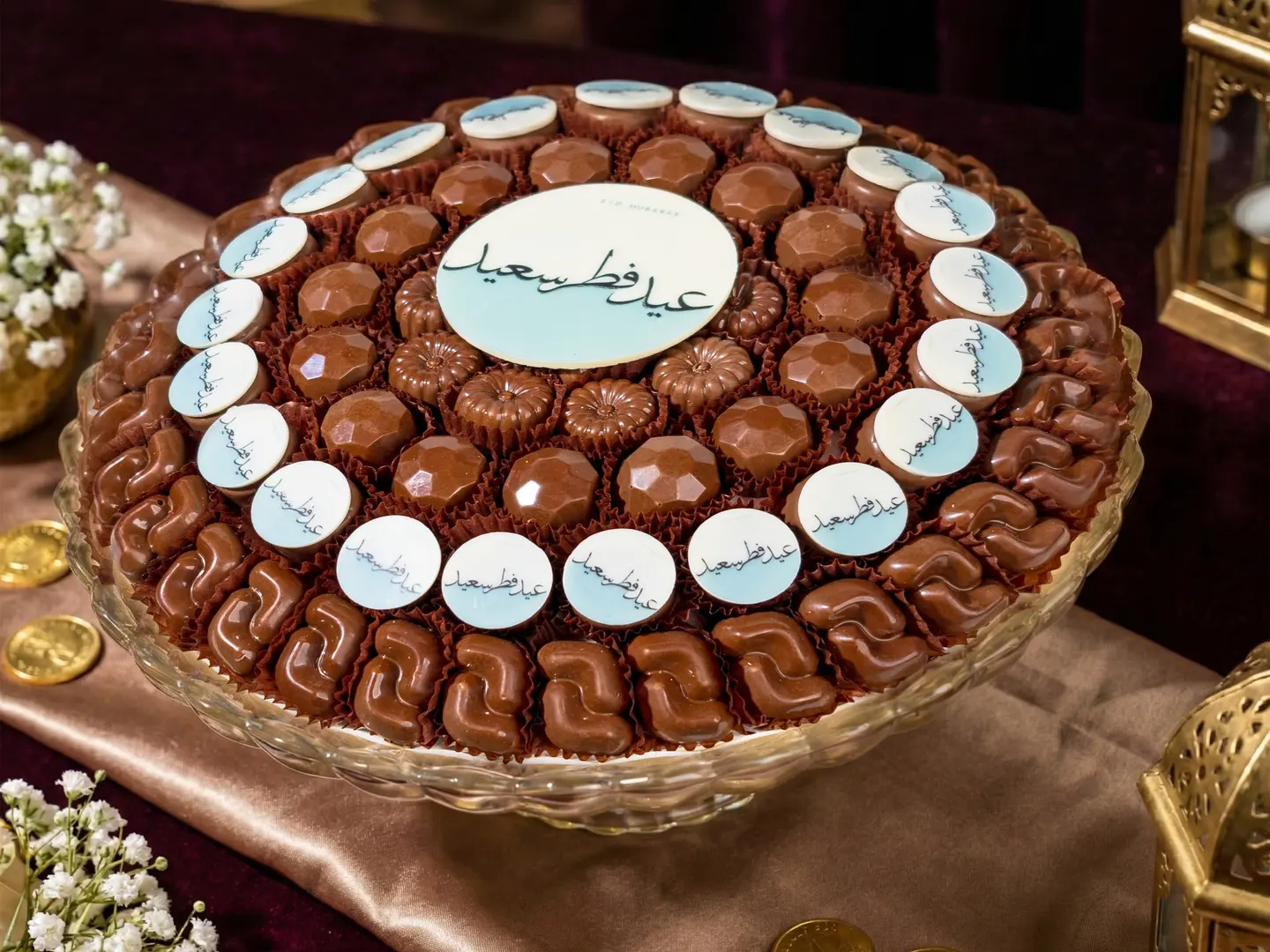 صينية شوكولاته كريستال فاخر كود 005122