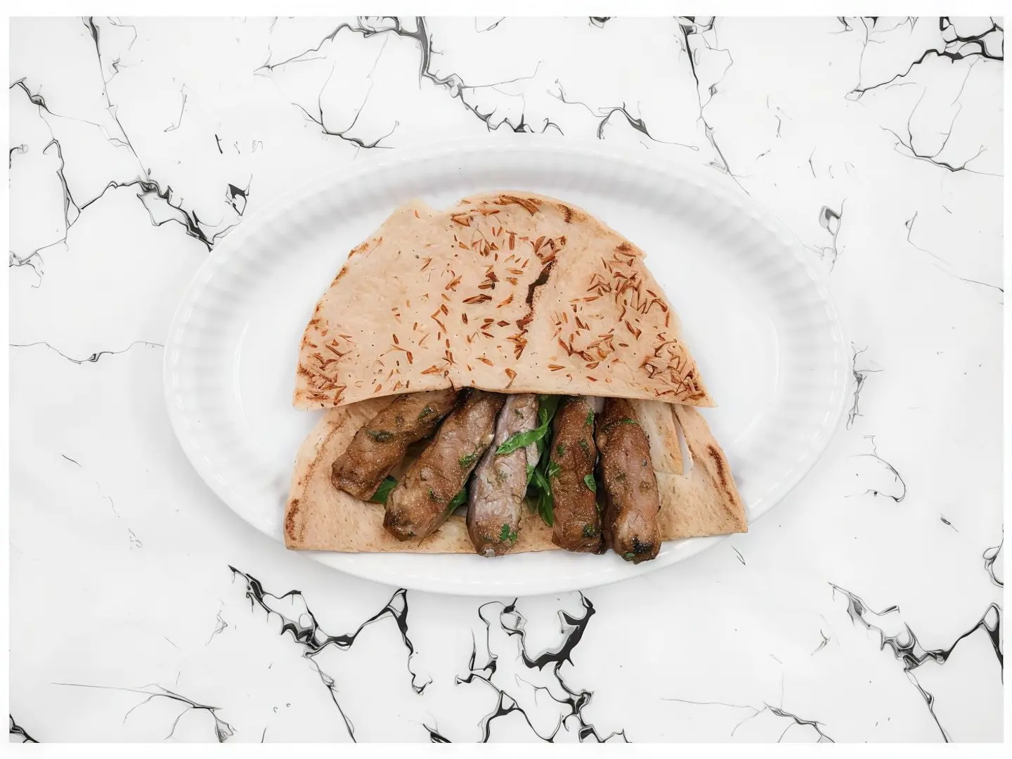 ساندوتش كباب لحم