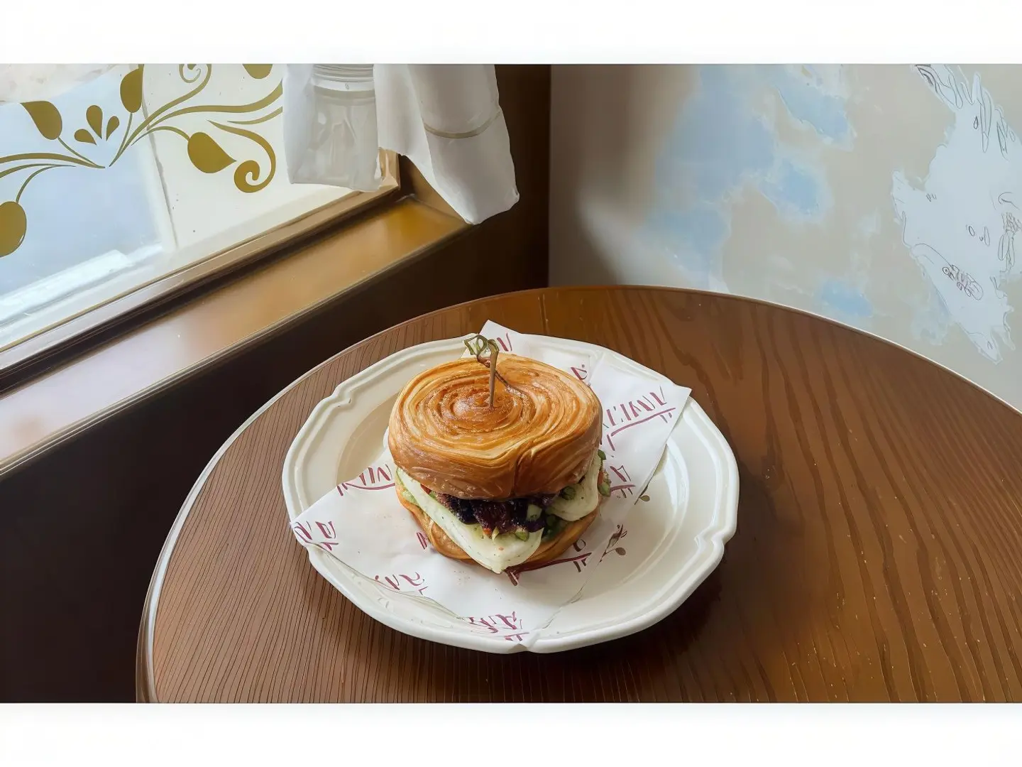 بيستو حلومي كرواسون ساندوتش