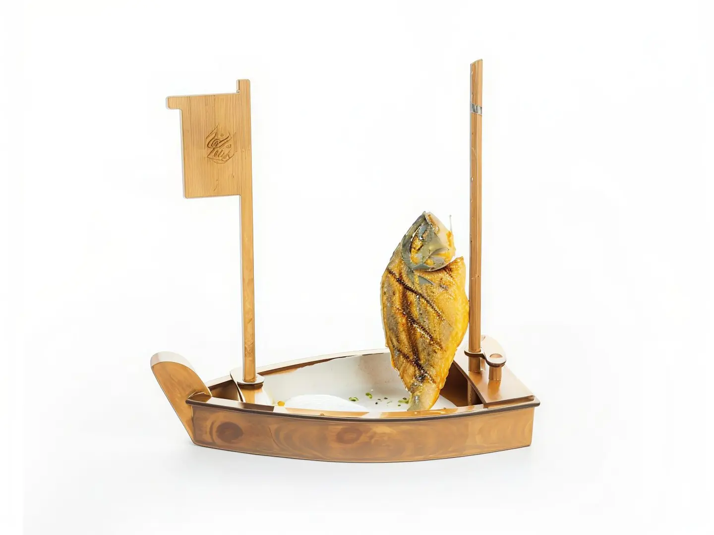 Grilled Daftar Sea Bass With Rice