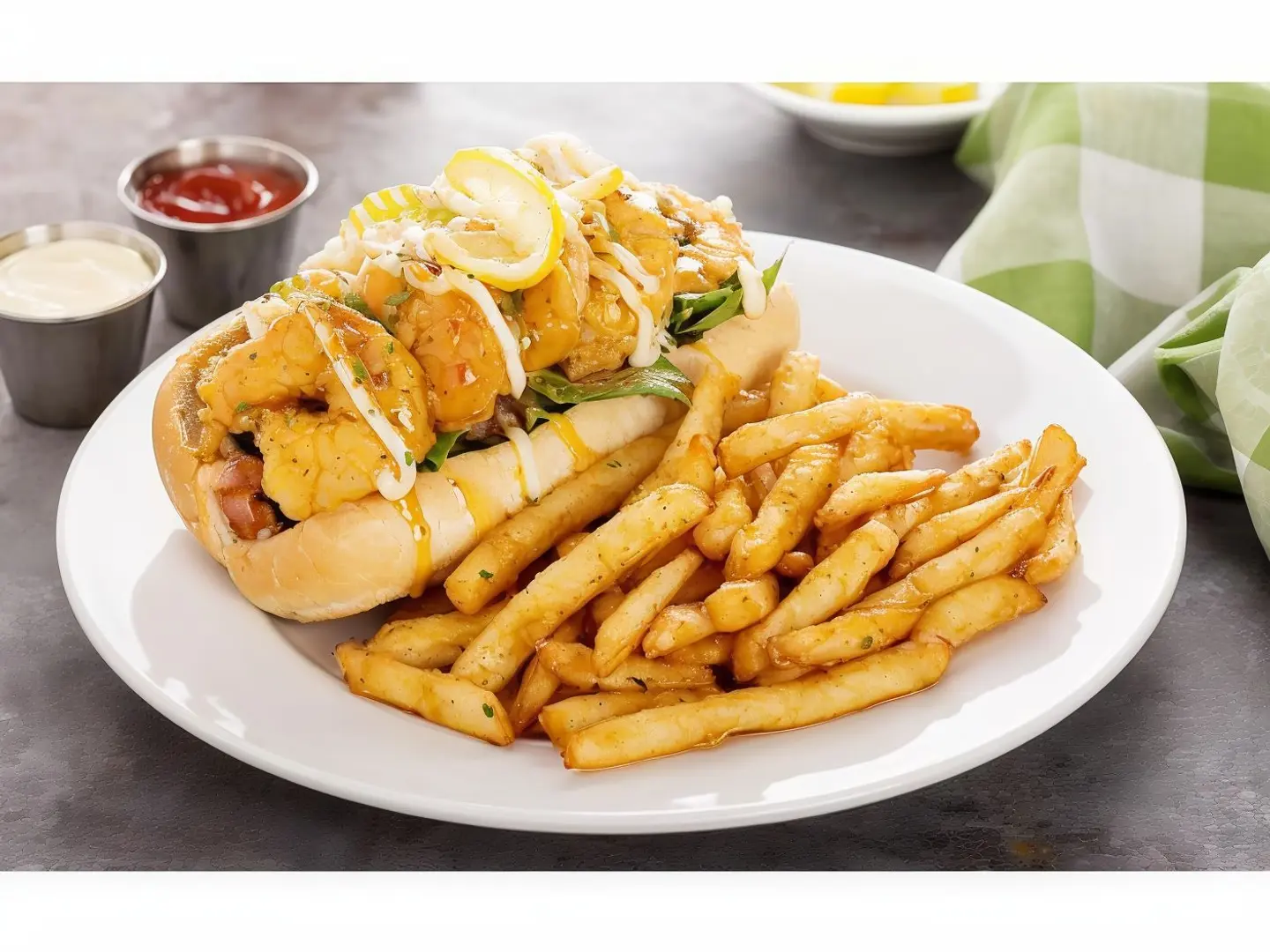 وجبة برجر جمبري