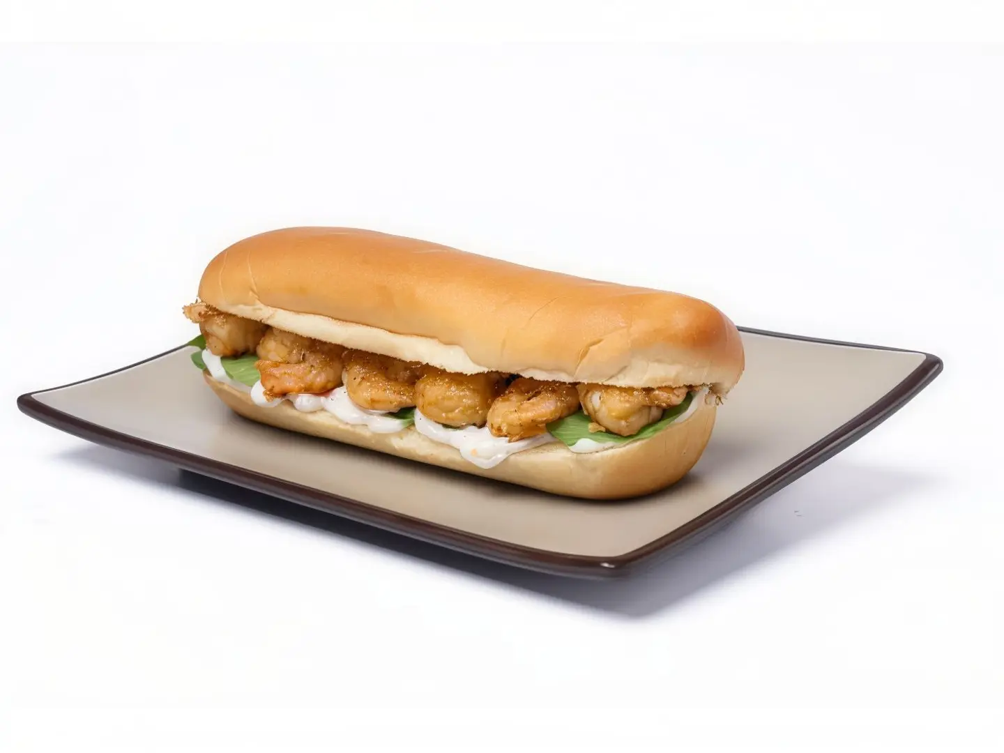 ساندوتش روبيان مقلي