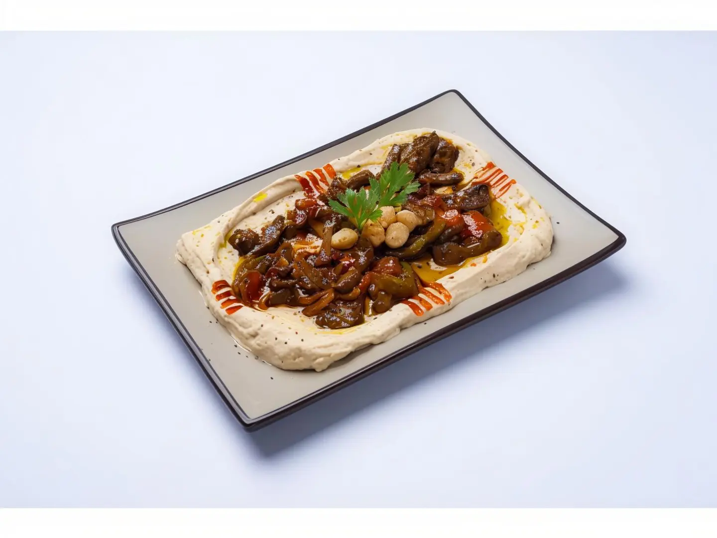 Liver With Hummus