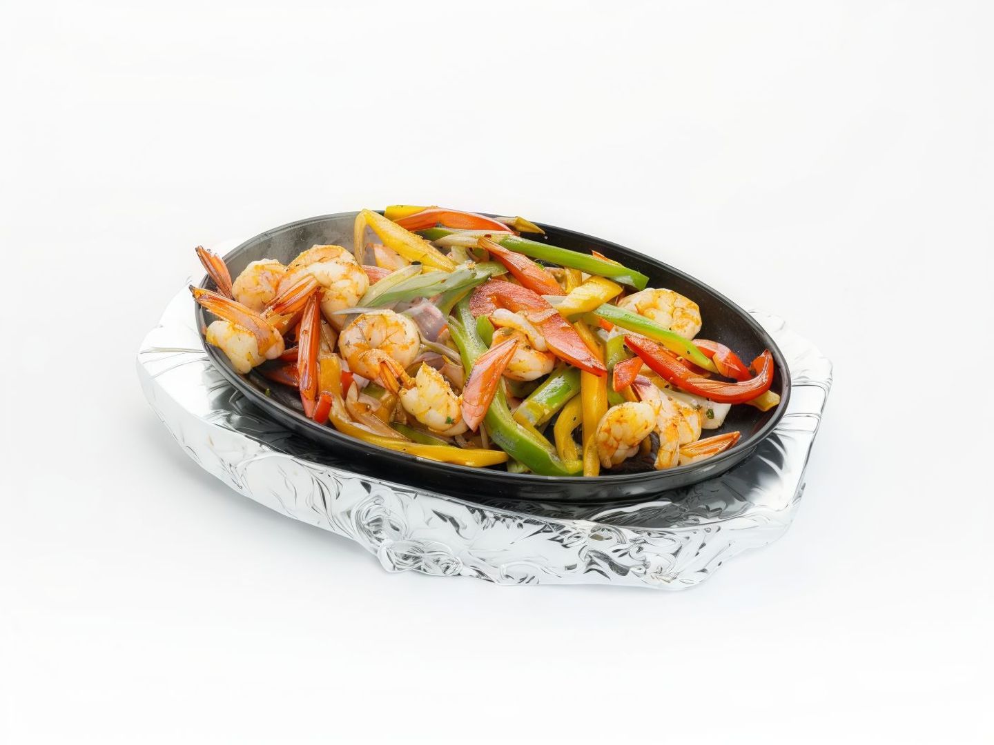 Shrimp Fajita With French Fries