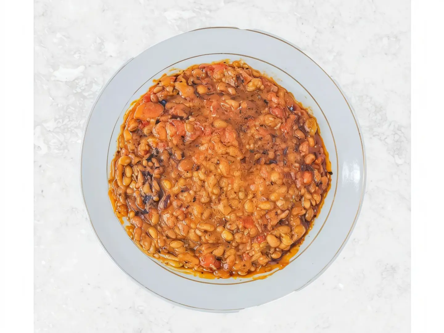 Dry Beans With Eggs