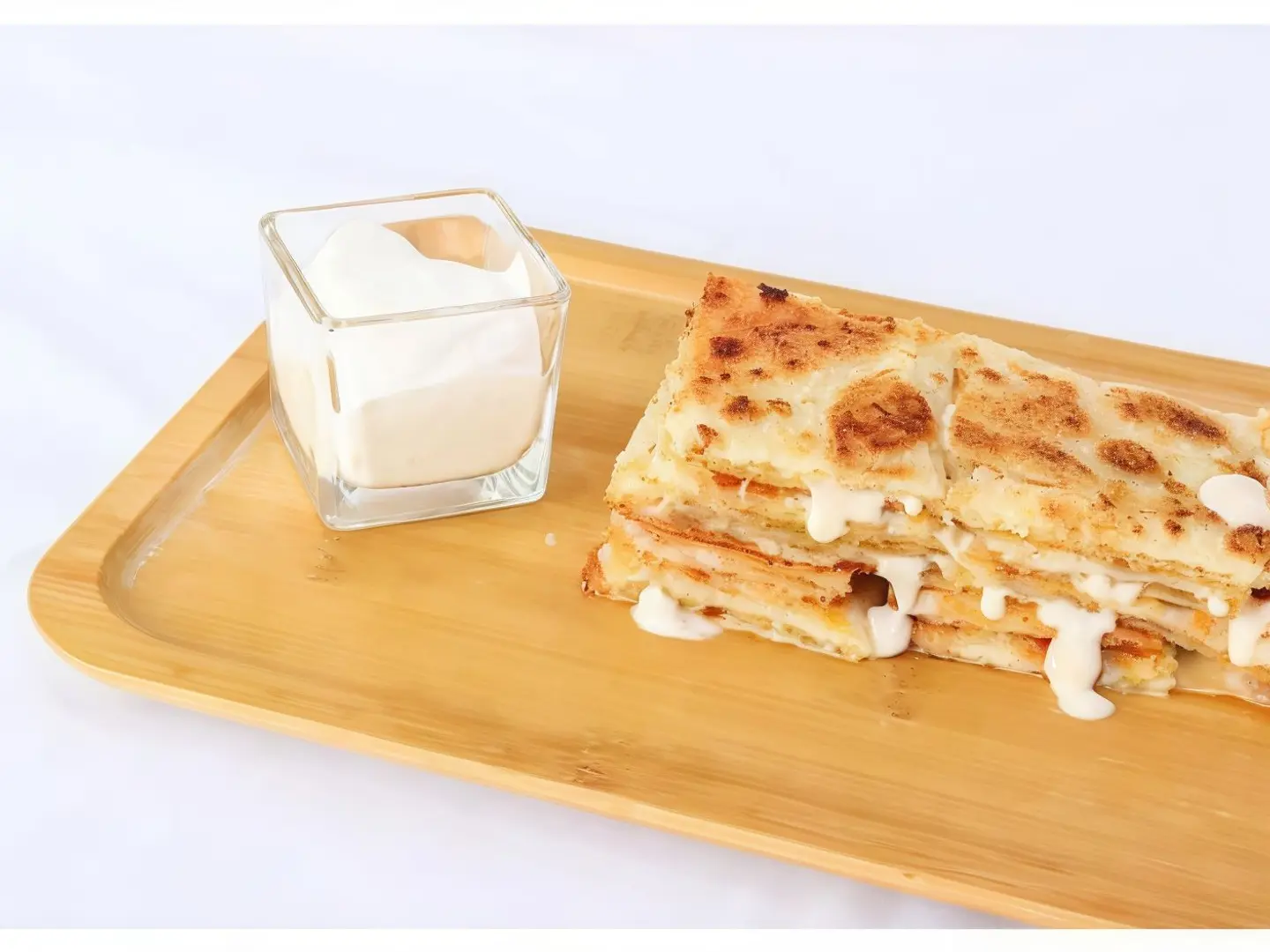 Mutabbak With Cream