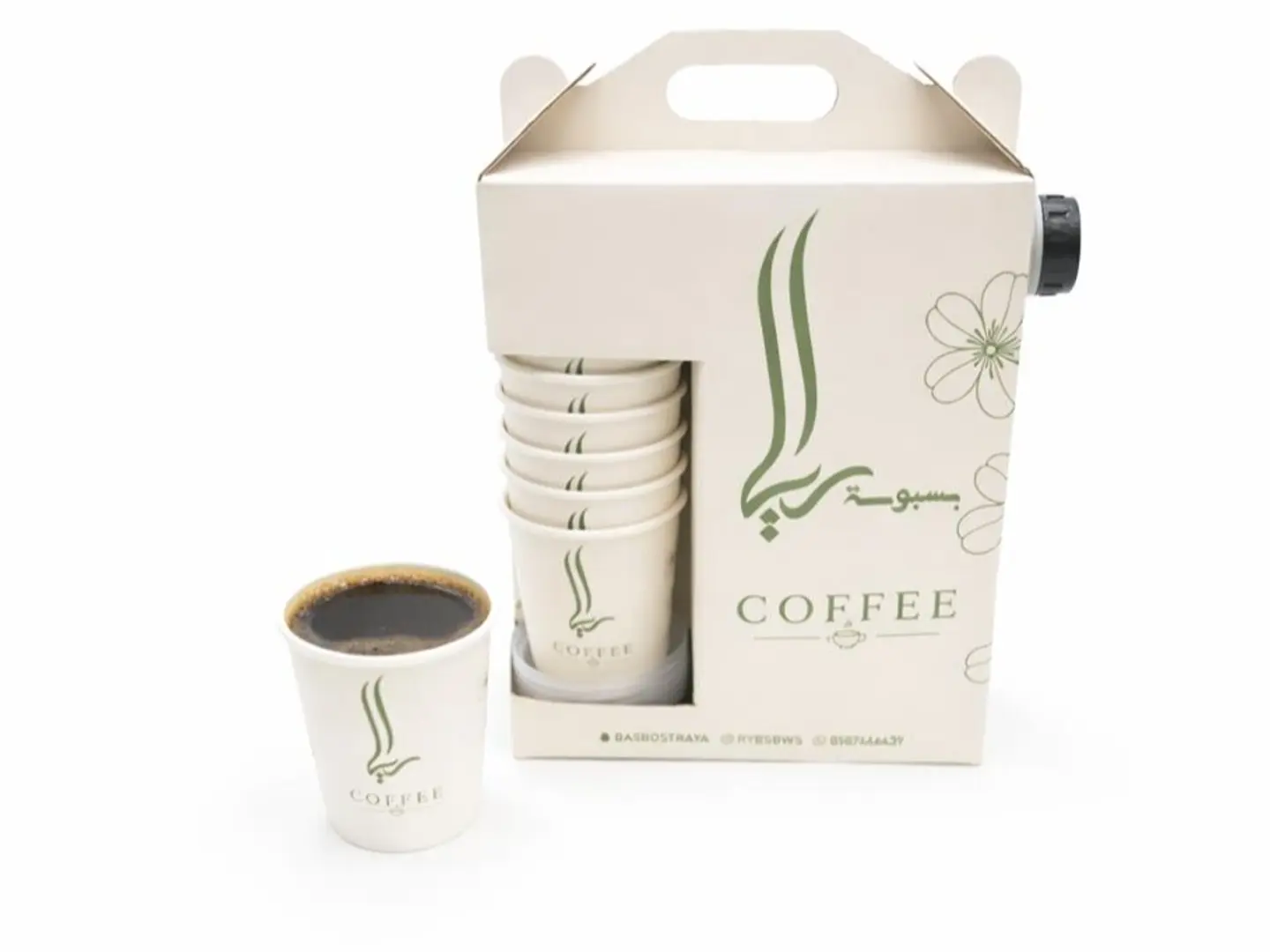 جيك قهوة اليوم لتر ونصف مع 6 اكواب